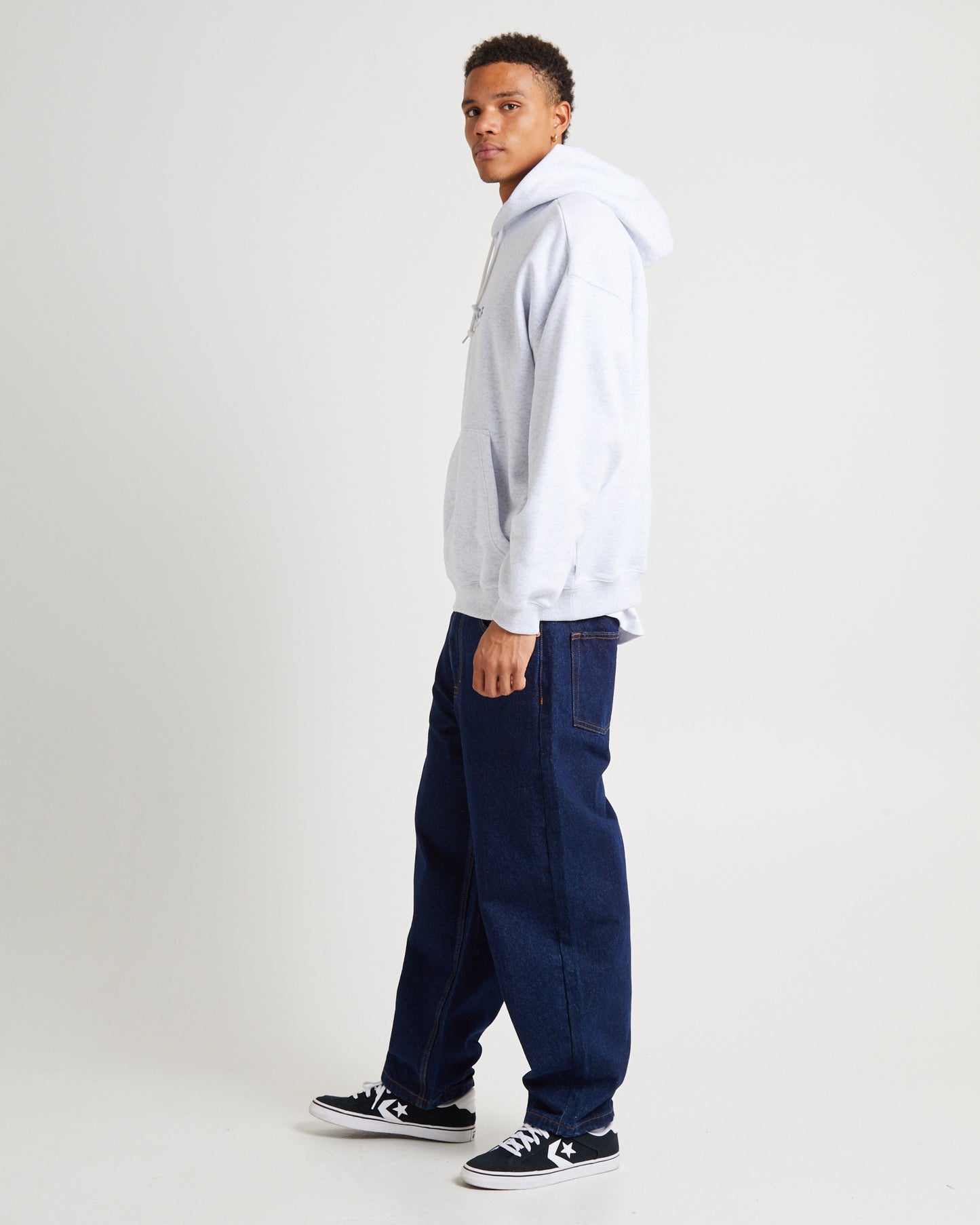 International Hoodie Jumper Frost Marle Grey