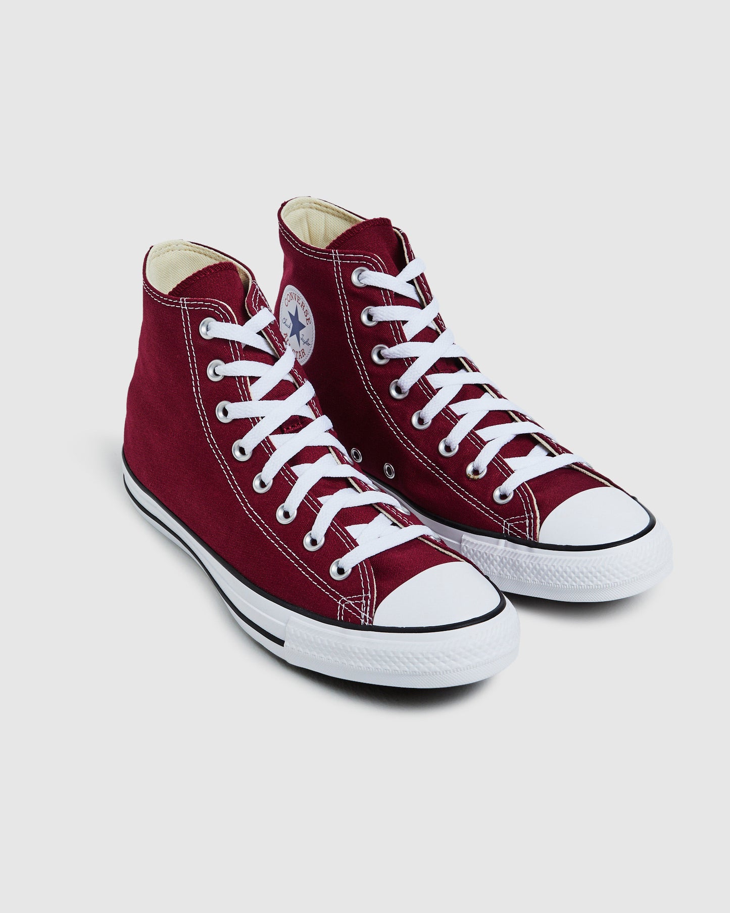 Chuck Taylor All Star Canvas Hi Top Sneakers Maroon