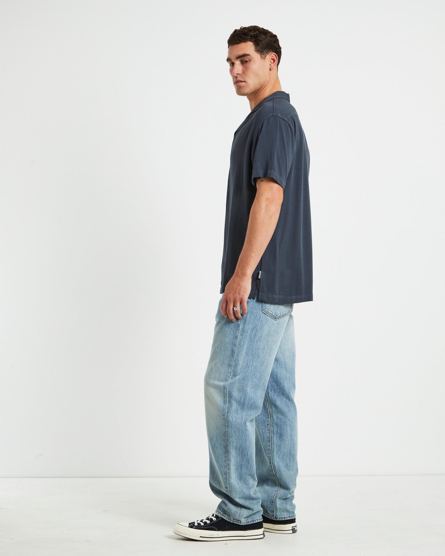 The Reckoner Resort Short Sleeve Shirt Dusty Black