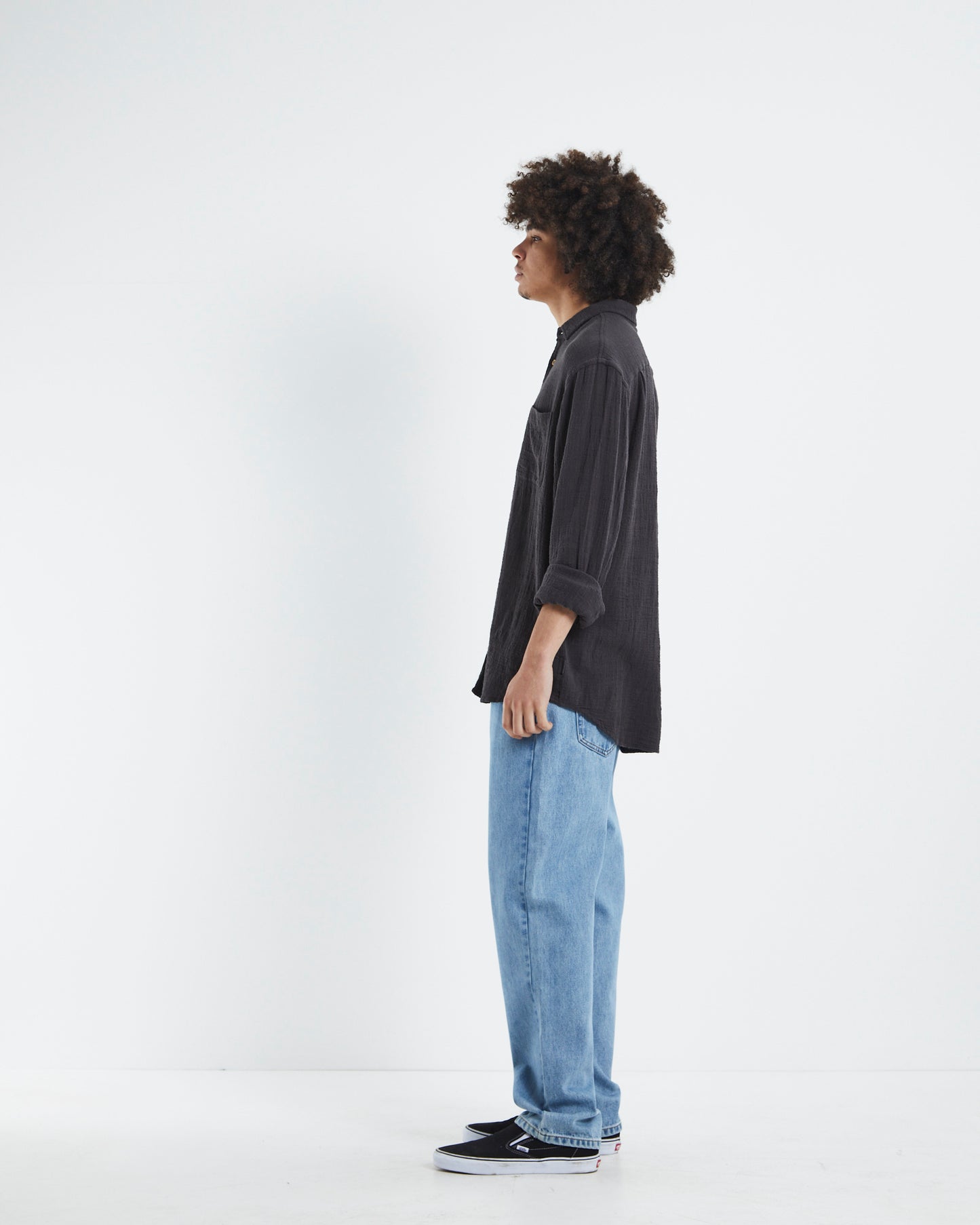 Louie Long Sleeve Shirt Black