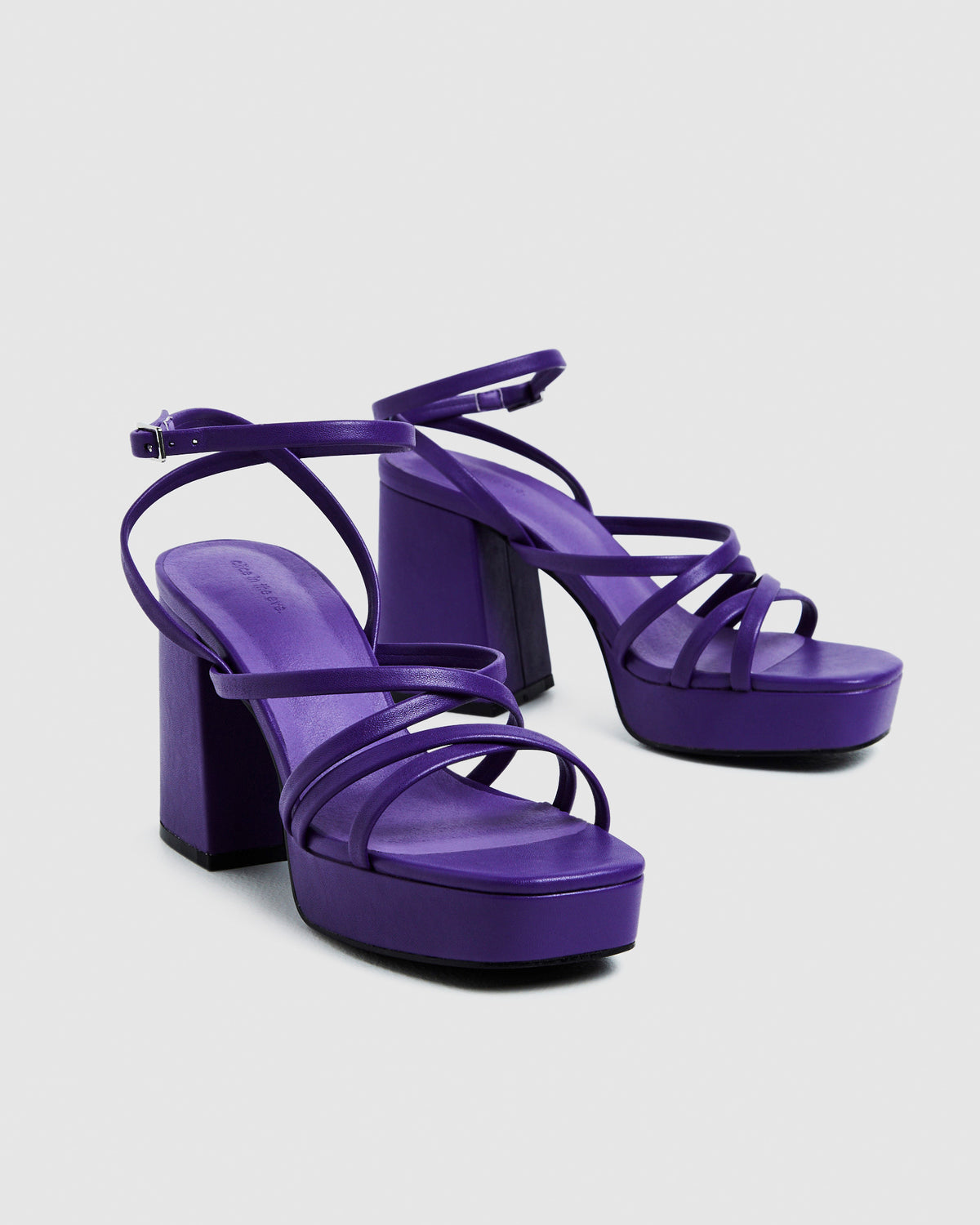 Pump It Platform Heels Violet PURPLE