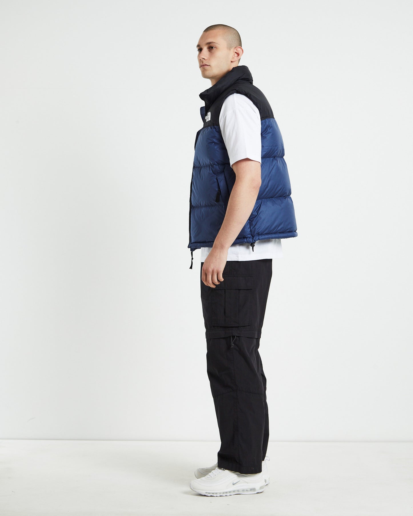 96 Retro Nuptse Vest Shady Blue