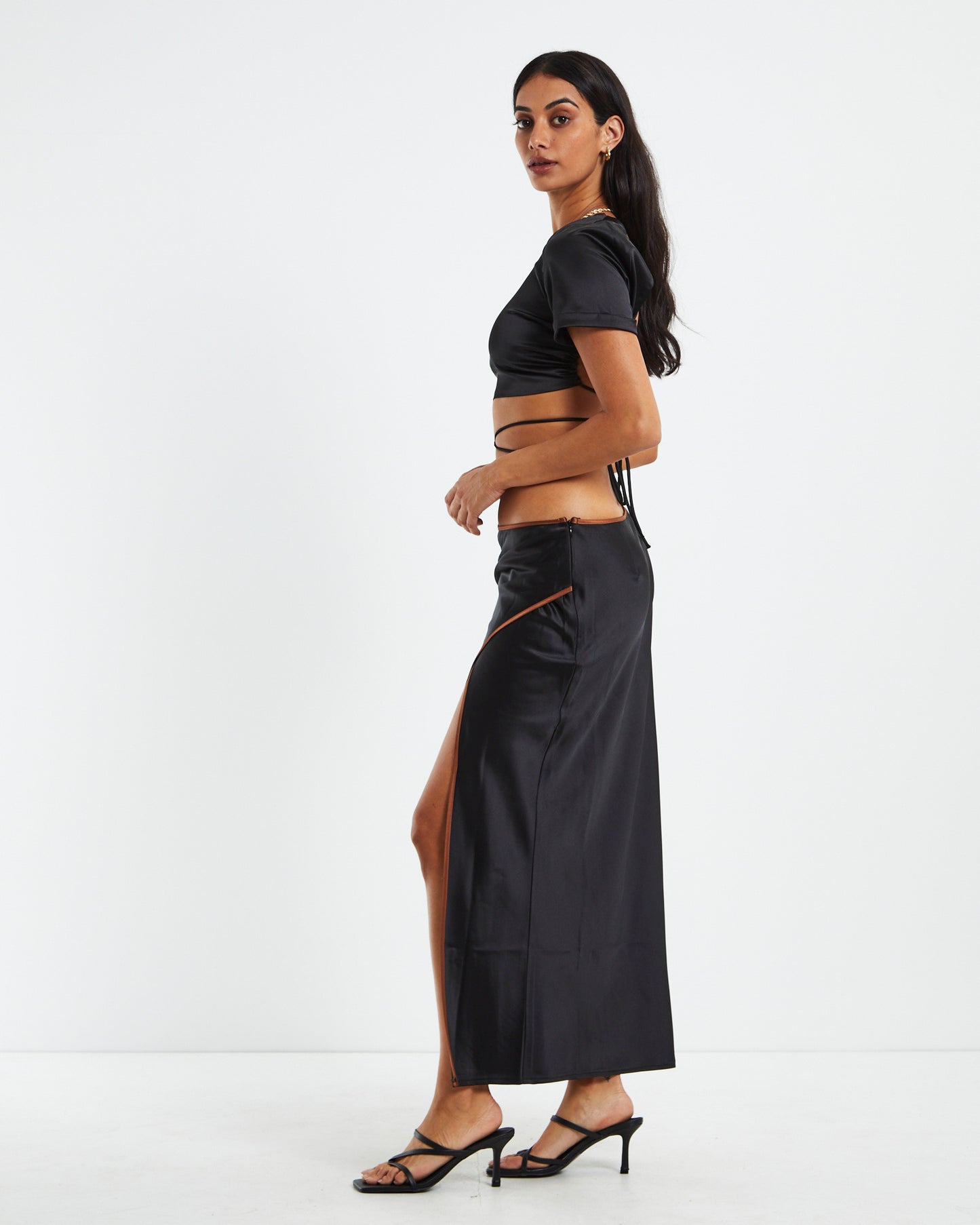 Andie Lace Back Baby Tee