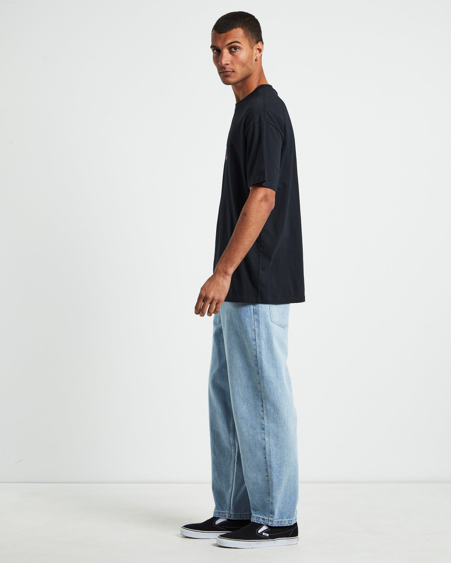 Typewriter Short Sleeve T-shirt Black