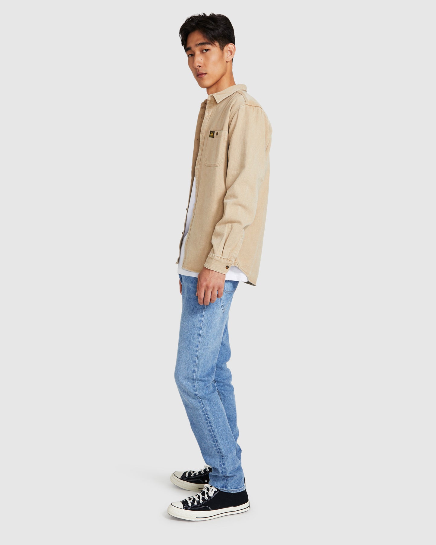 Limited Worker Long Sleeve Shirt Union Stone