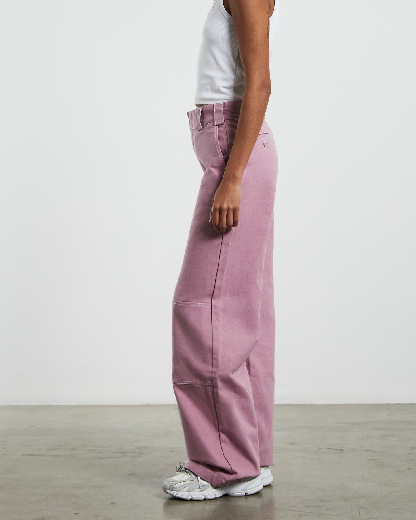 Jasper Wide Leg Pants Mauve Pink