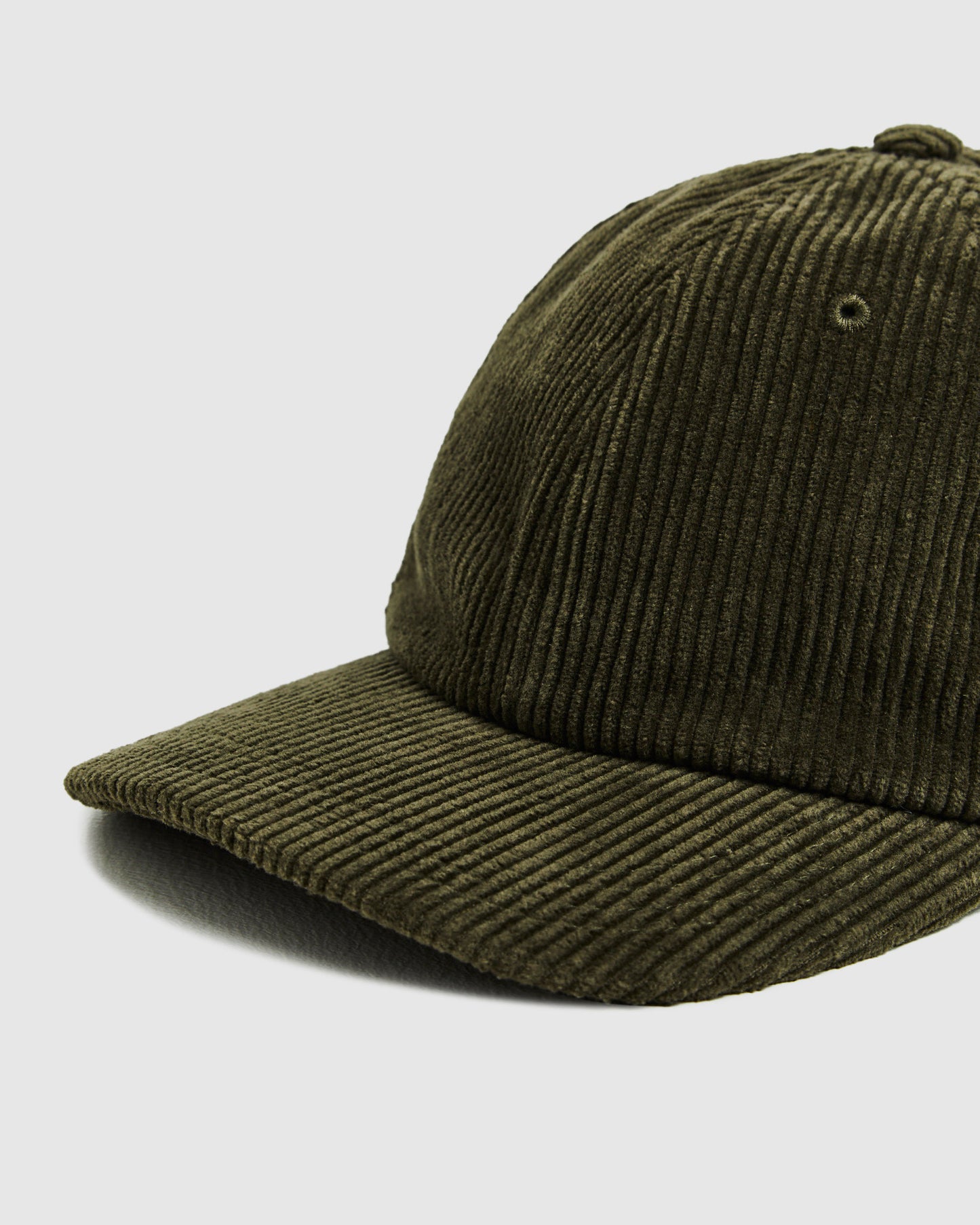 Cord 6 Panel Cap Khaki