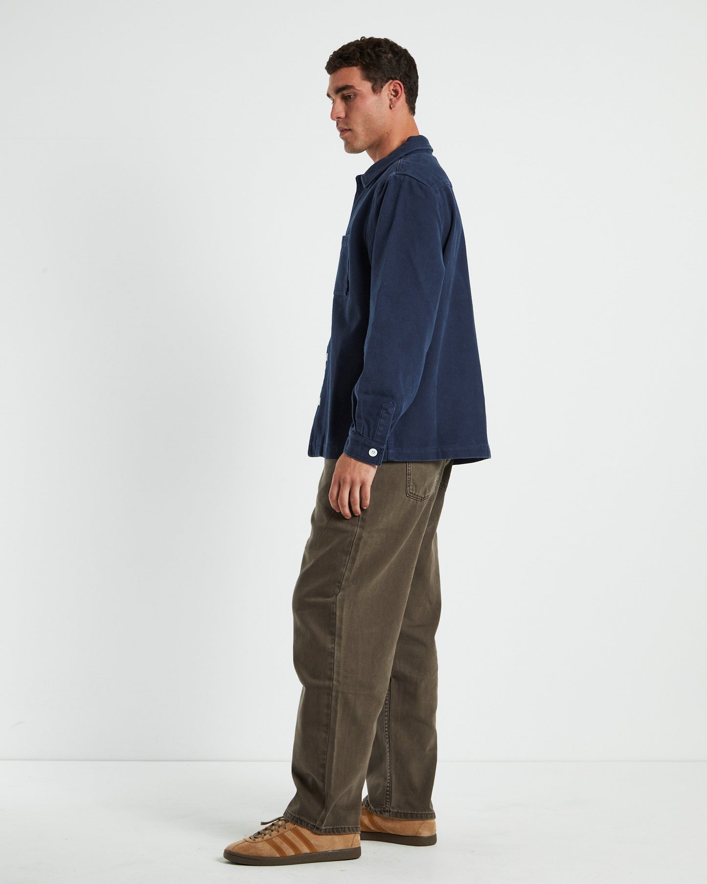 ES War Long Sleeve Overshirt Navy