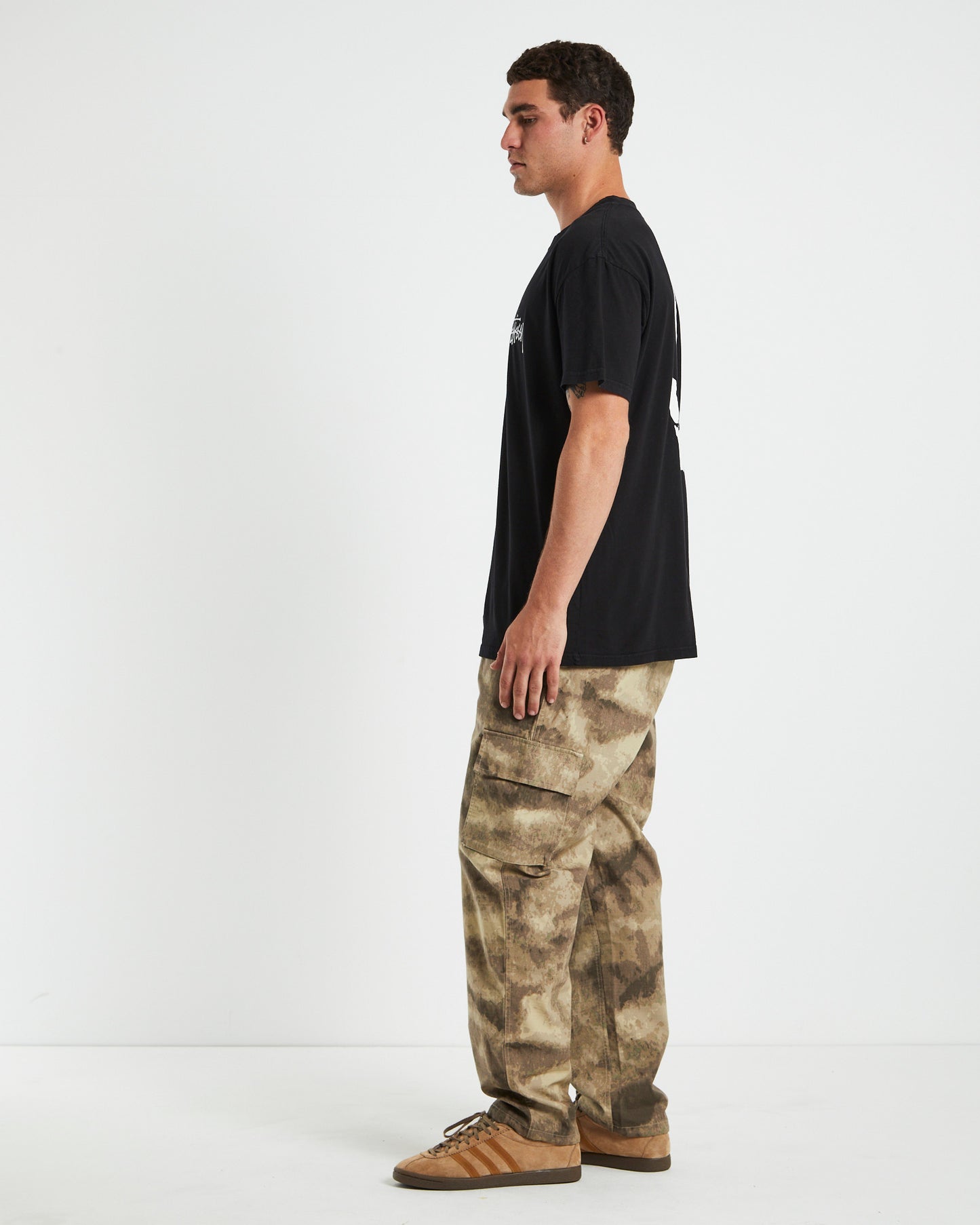 Peace Crown 50-50 Short Sleeve Tee Pigment Black