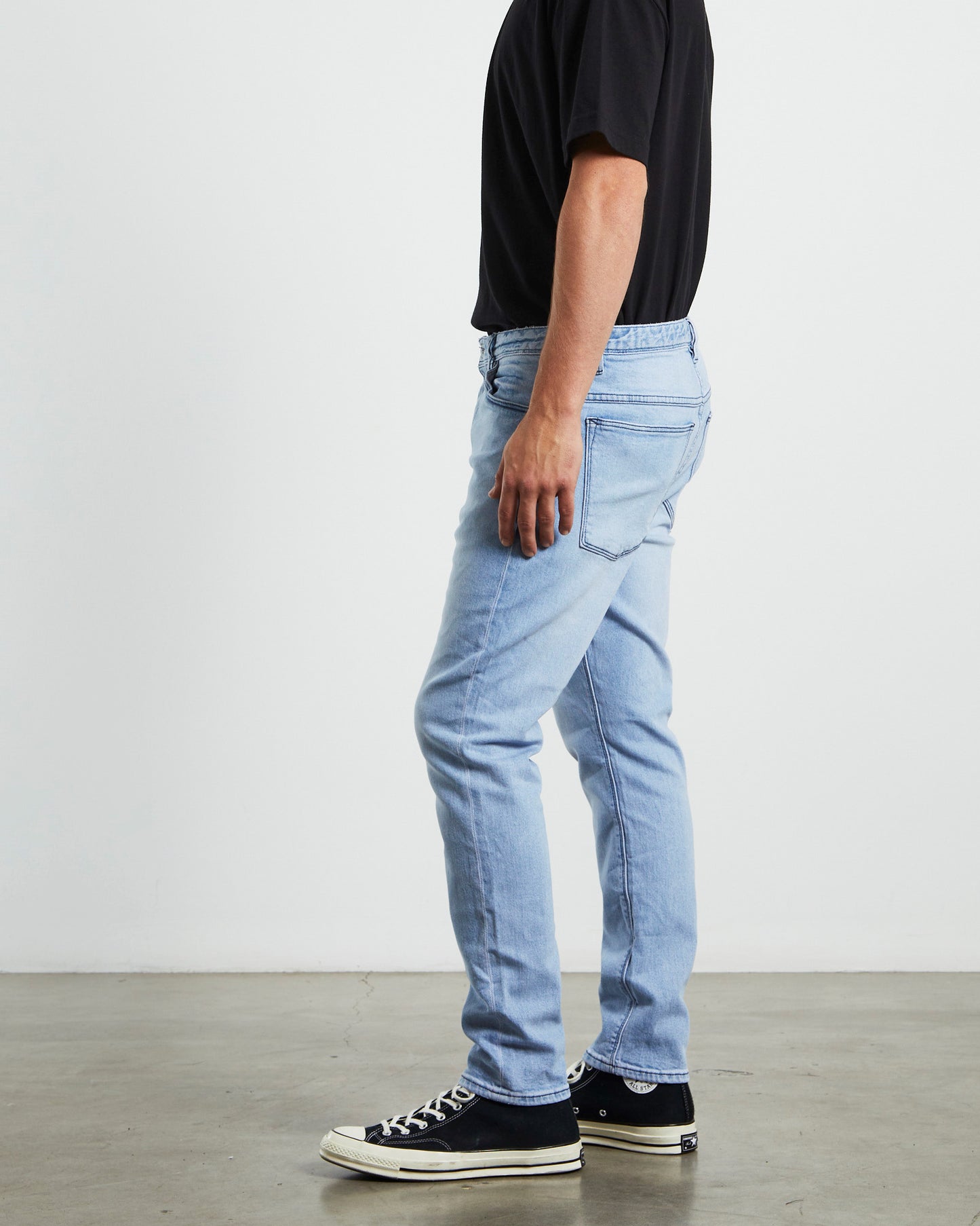 A Dropped Slim Denim Jeans Ultra World