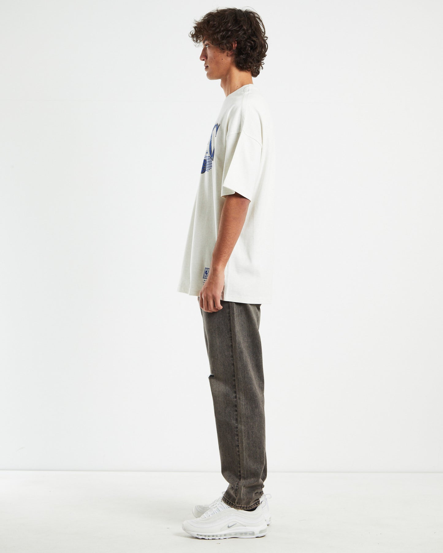Underscore Oversized T-shirt Orlando Magic White Marle