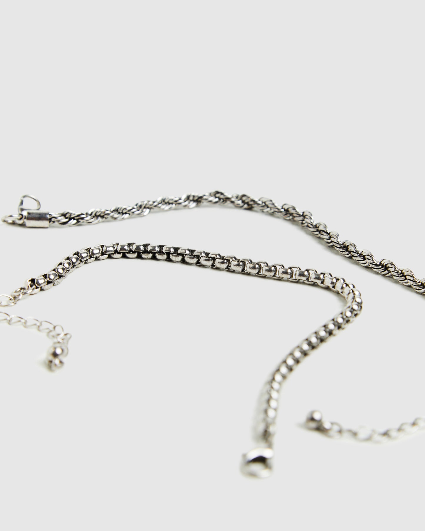 Kerning Bracelet 2 Pack Silver