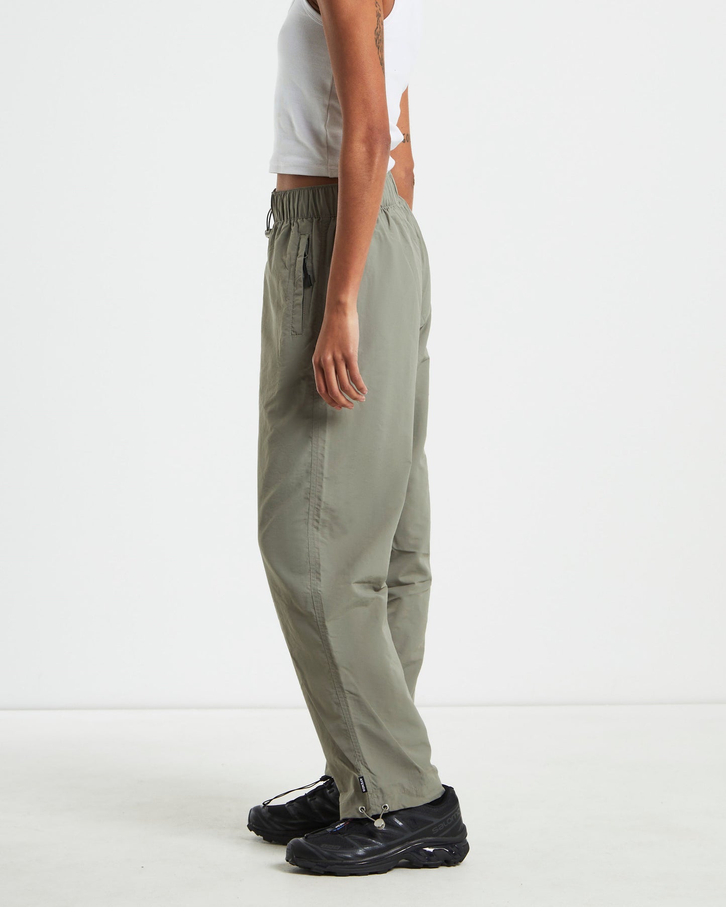 Recycled Spray Pants Olive Green