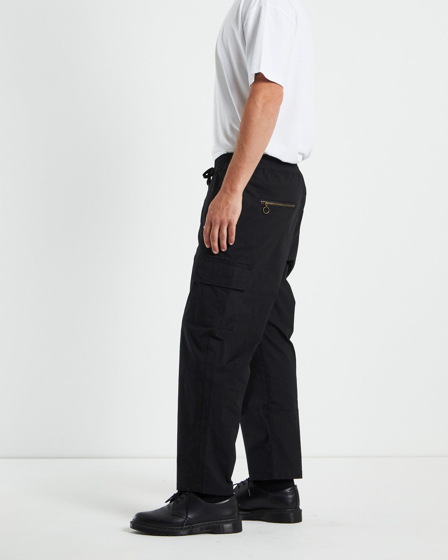 Prayer Cargo Pants Black