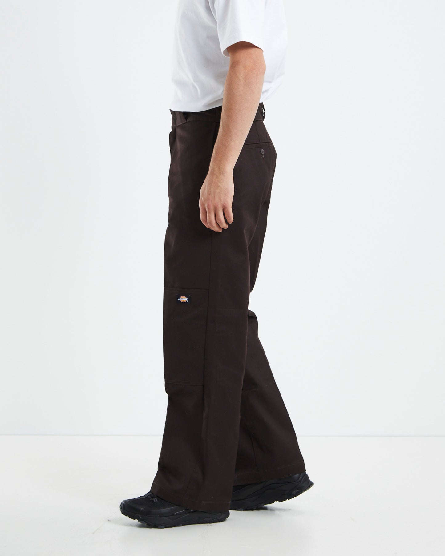85-283 Loose Fit Pants Dark Brown