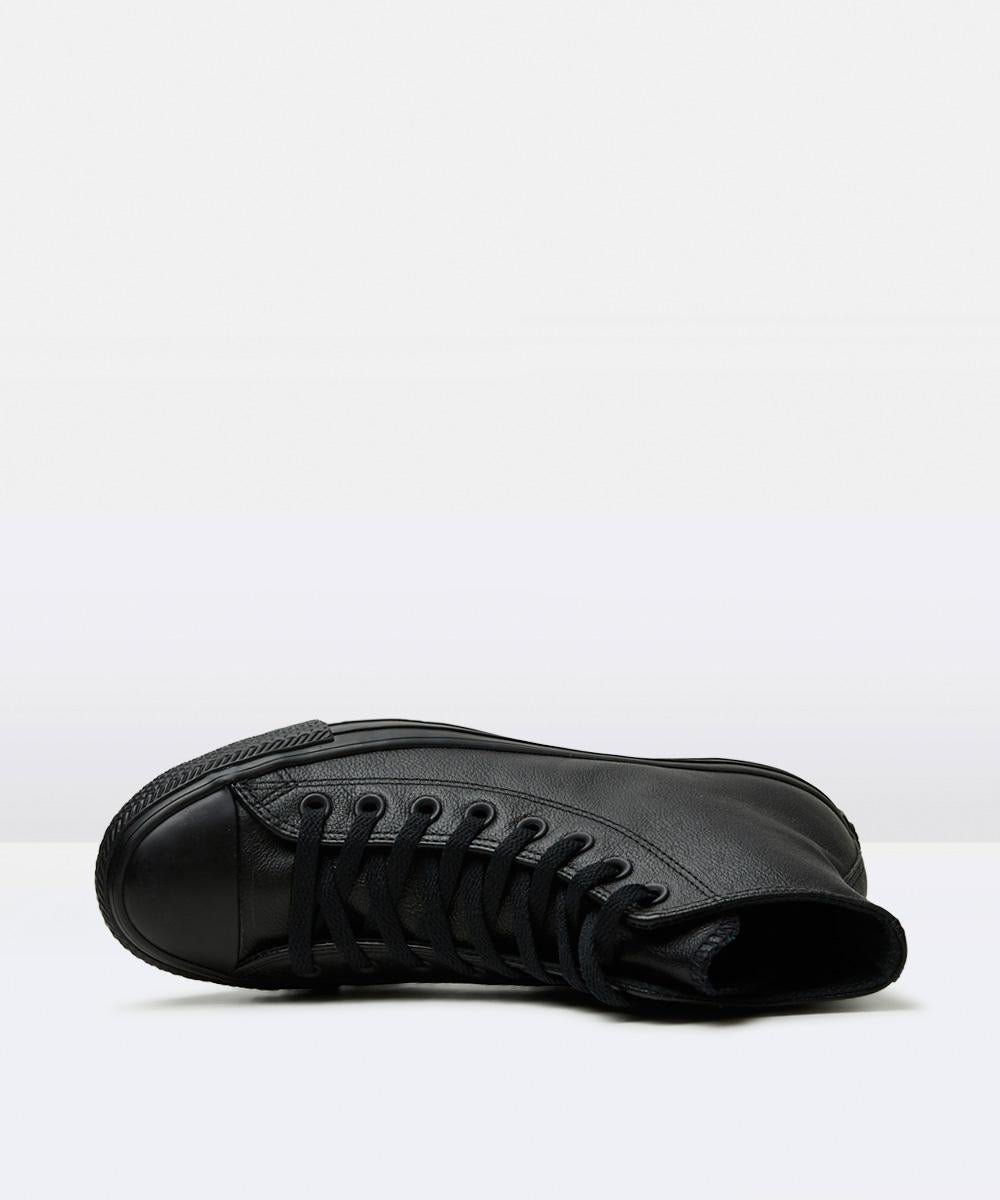 Chuck Taylor All Star Leather Hi Top Sneakers Mono Black