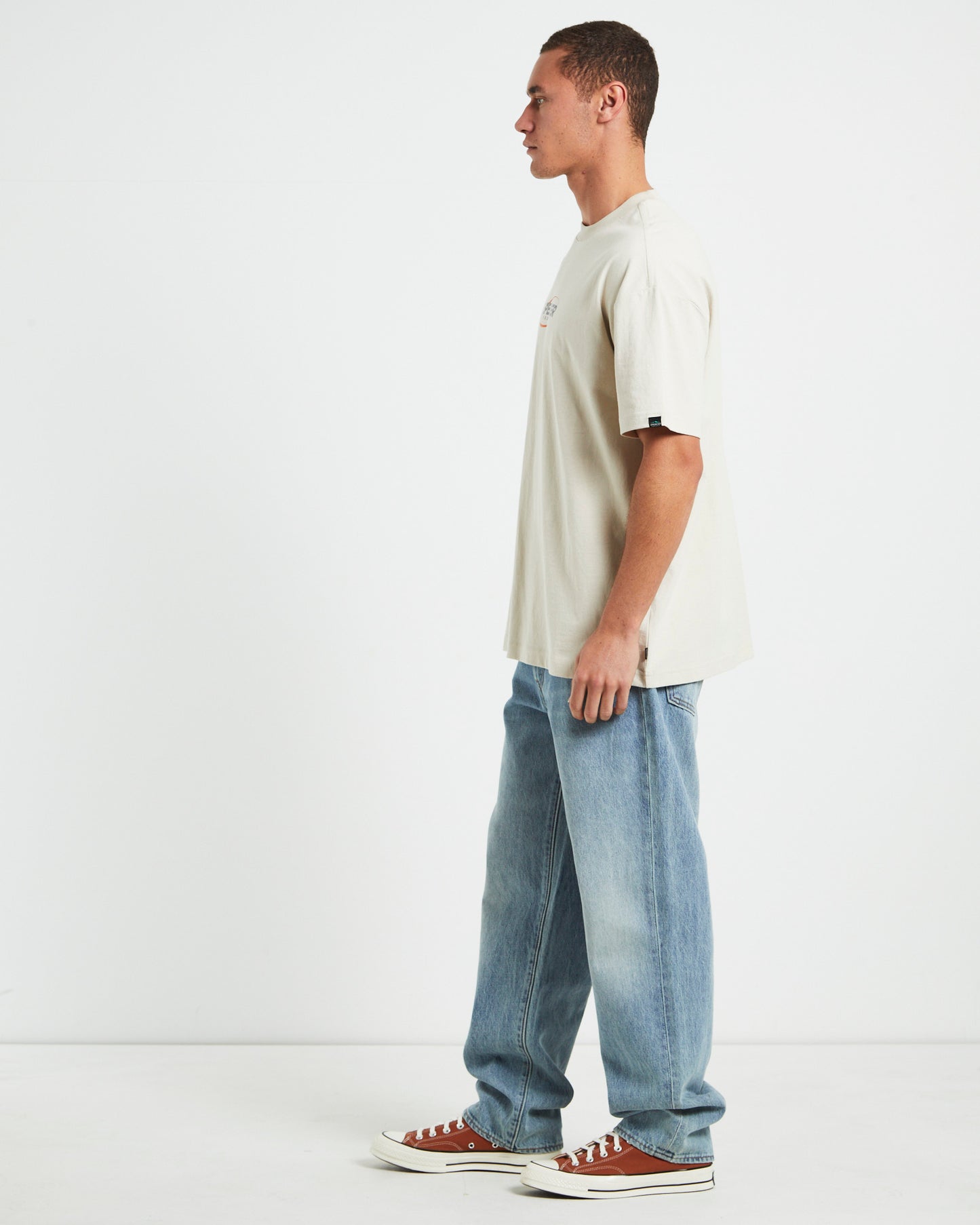 Nitro Short Sleeve T-Shirt in Pebble Grey