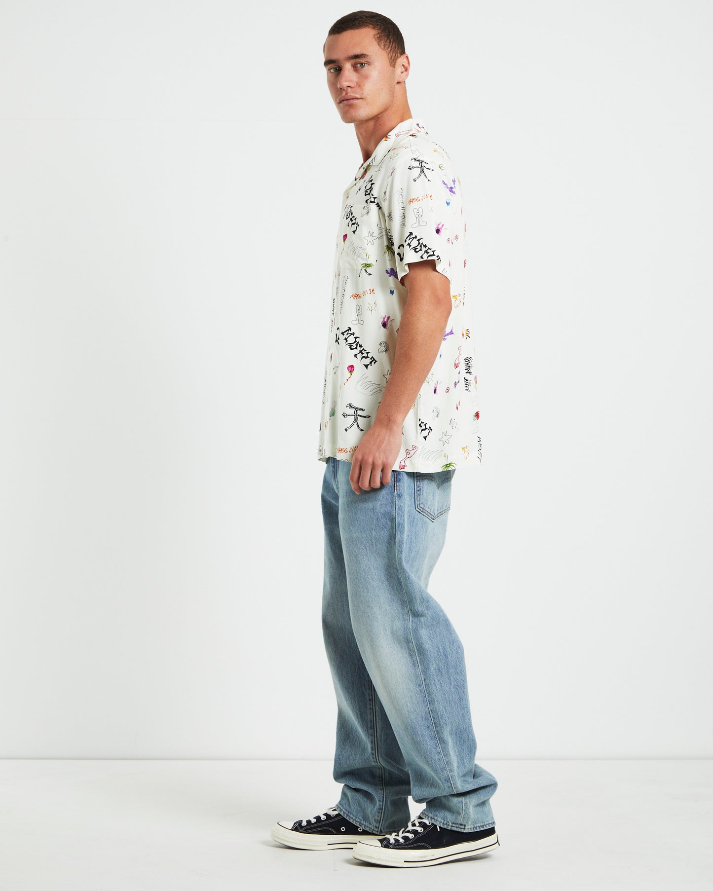 Mandiball Short Sleeve Shirt in Multi
