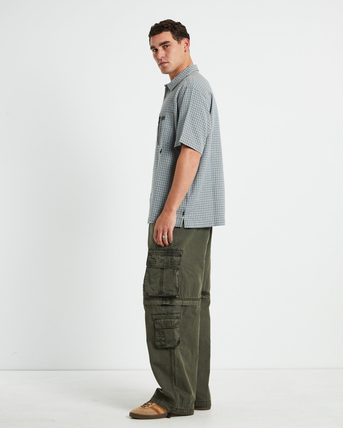 Hiker Short Sleeve Shirt in Blue