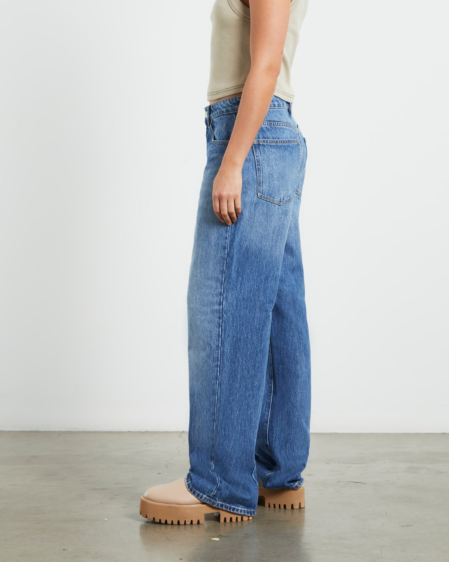 Coco Relaxed Denim Jeans Testament