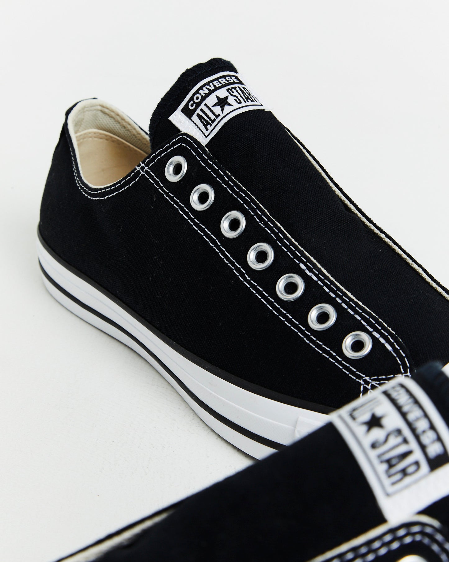 Chuck Taylor All Star Slip On Sneakers In Black/White