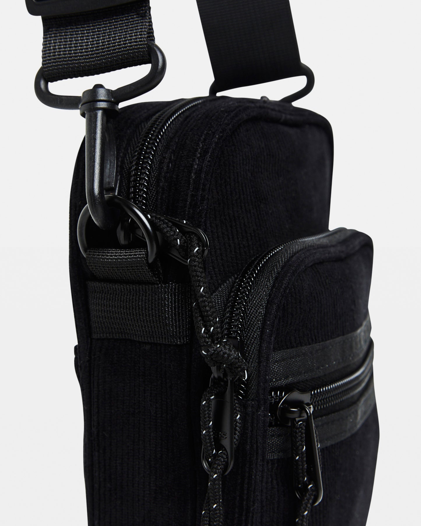 Kai Cord Side Bag in Black