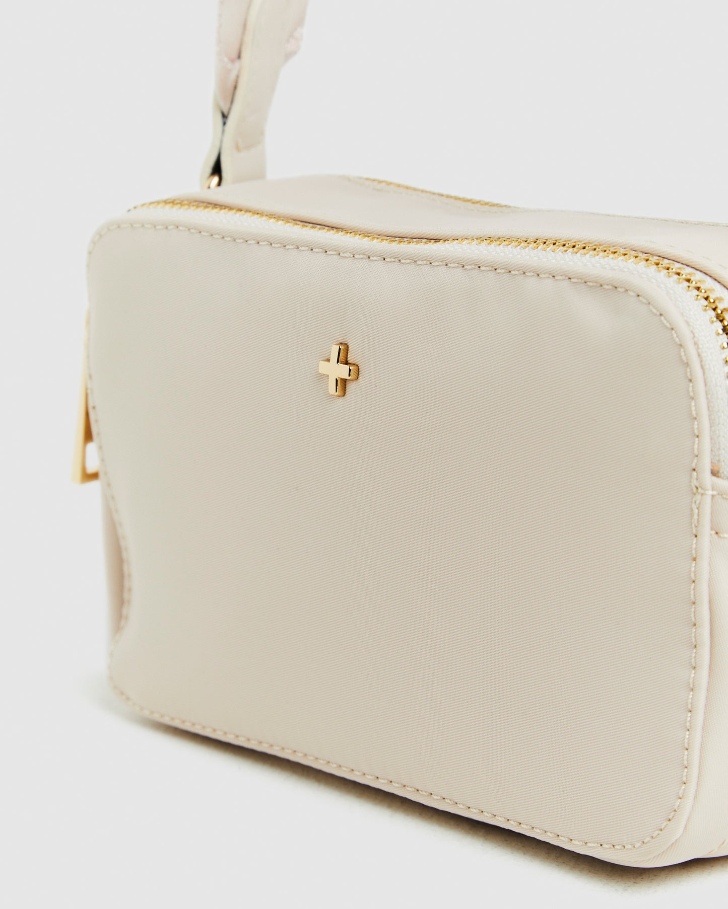 Laroi Cross Body Bag in Bisque Nylon Gold