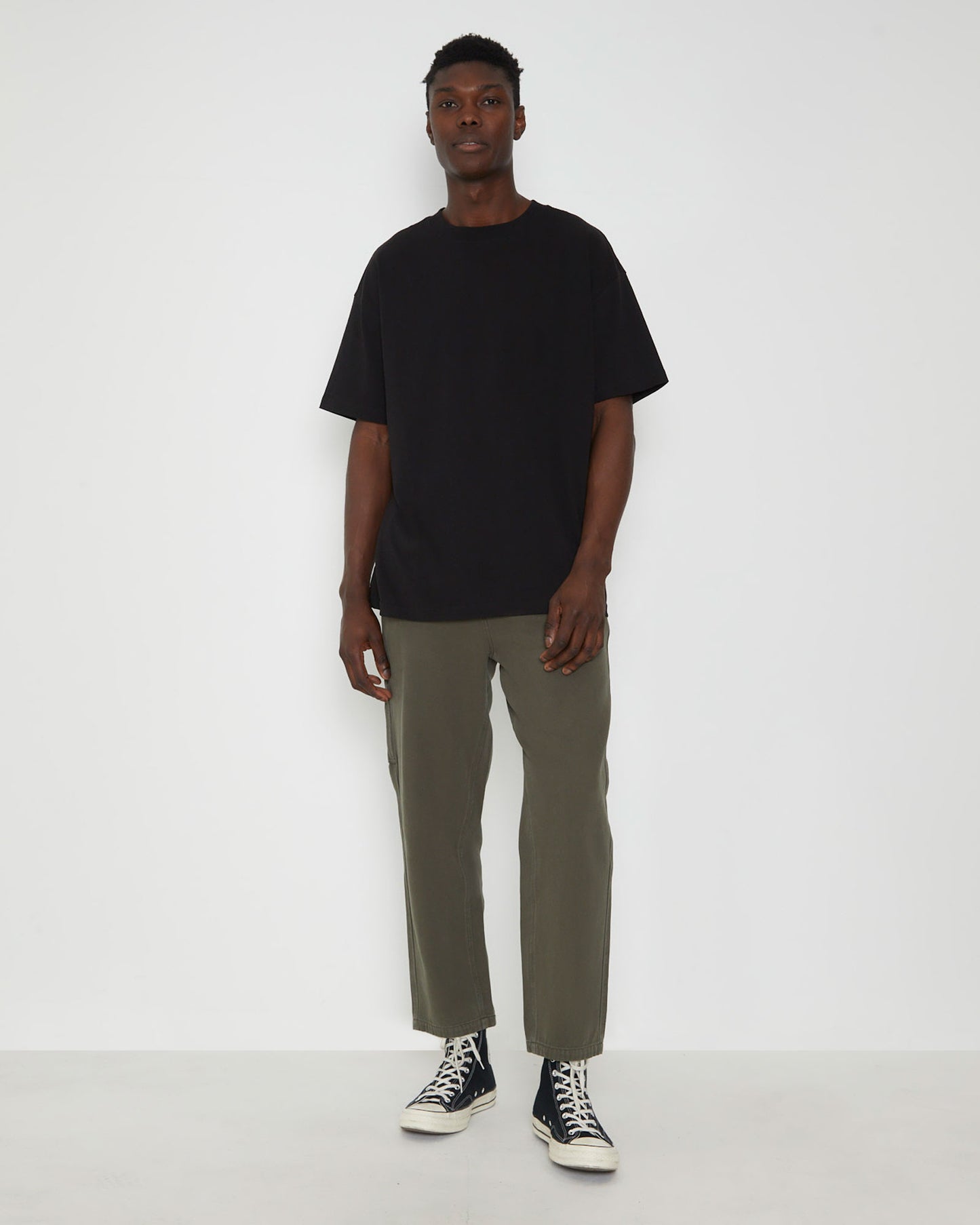 Carpenter Pants in Faded Military Green