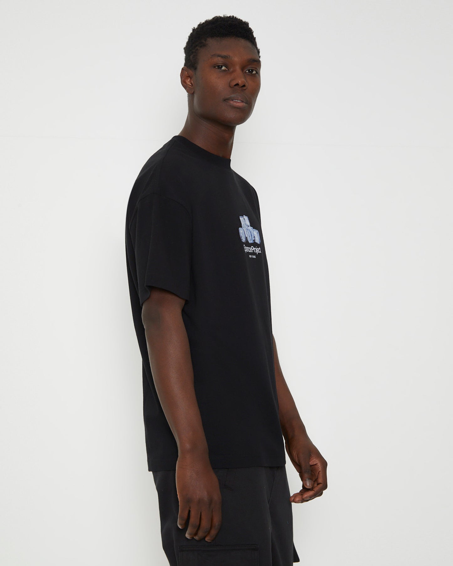 Ice Cube Short Sleeve T-Shirt in Black