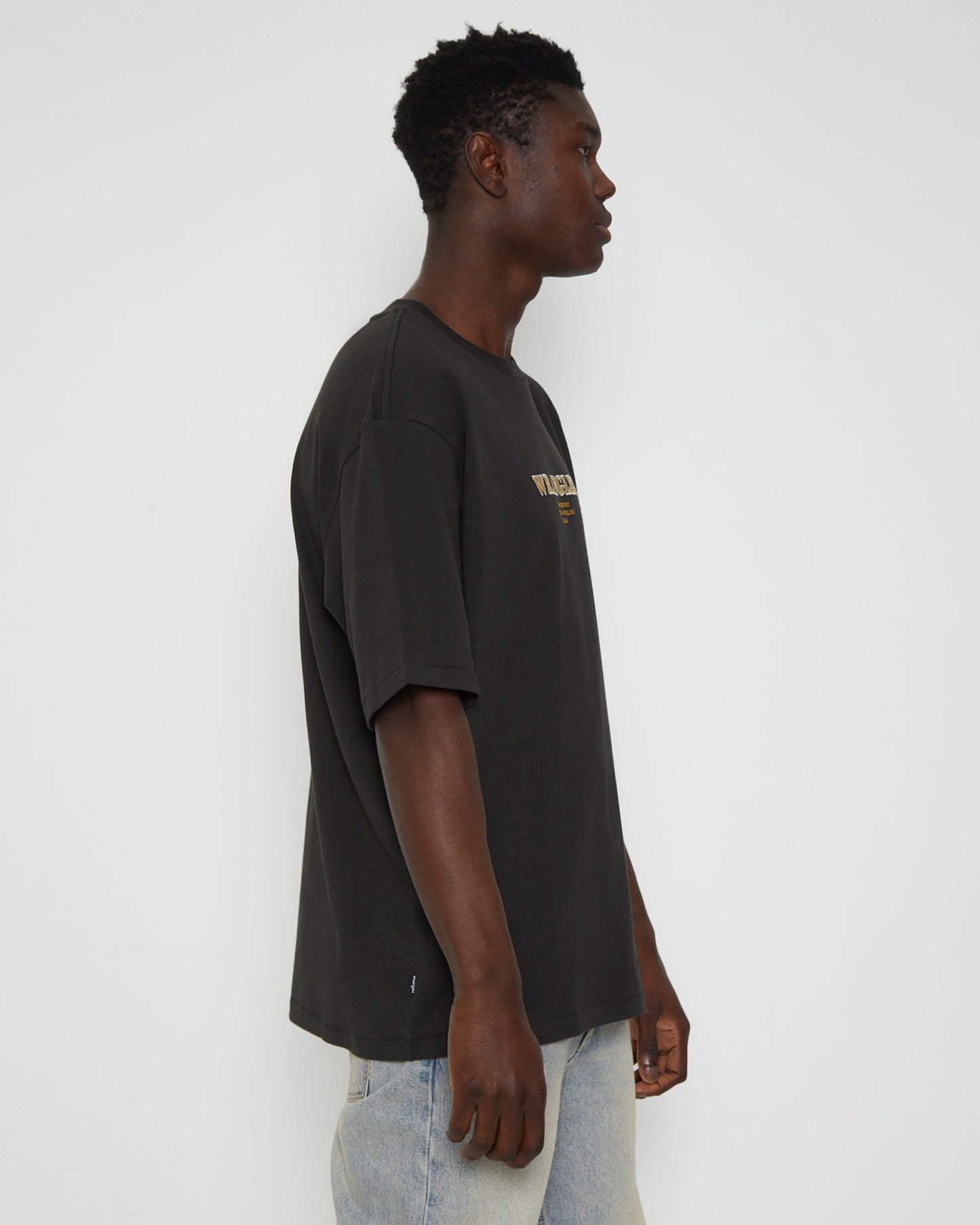 Revival Slacker Short Sleeve T-Shirt in Worn Black