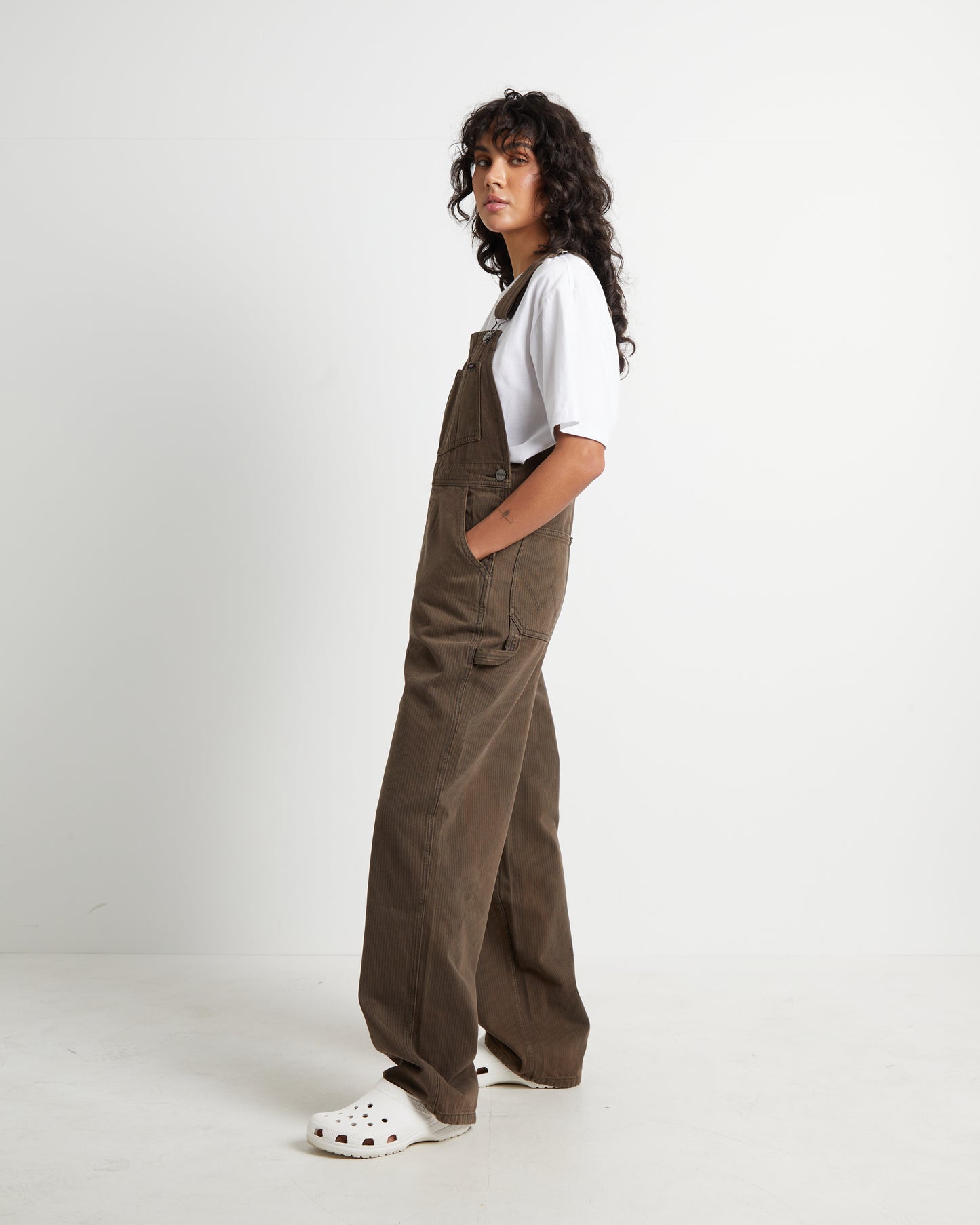 Get Gone Overalls in Choc Hickory Brown