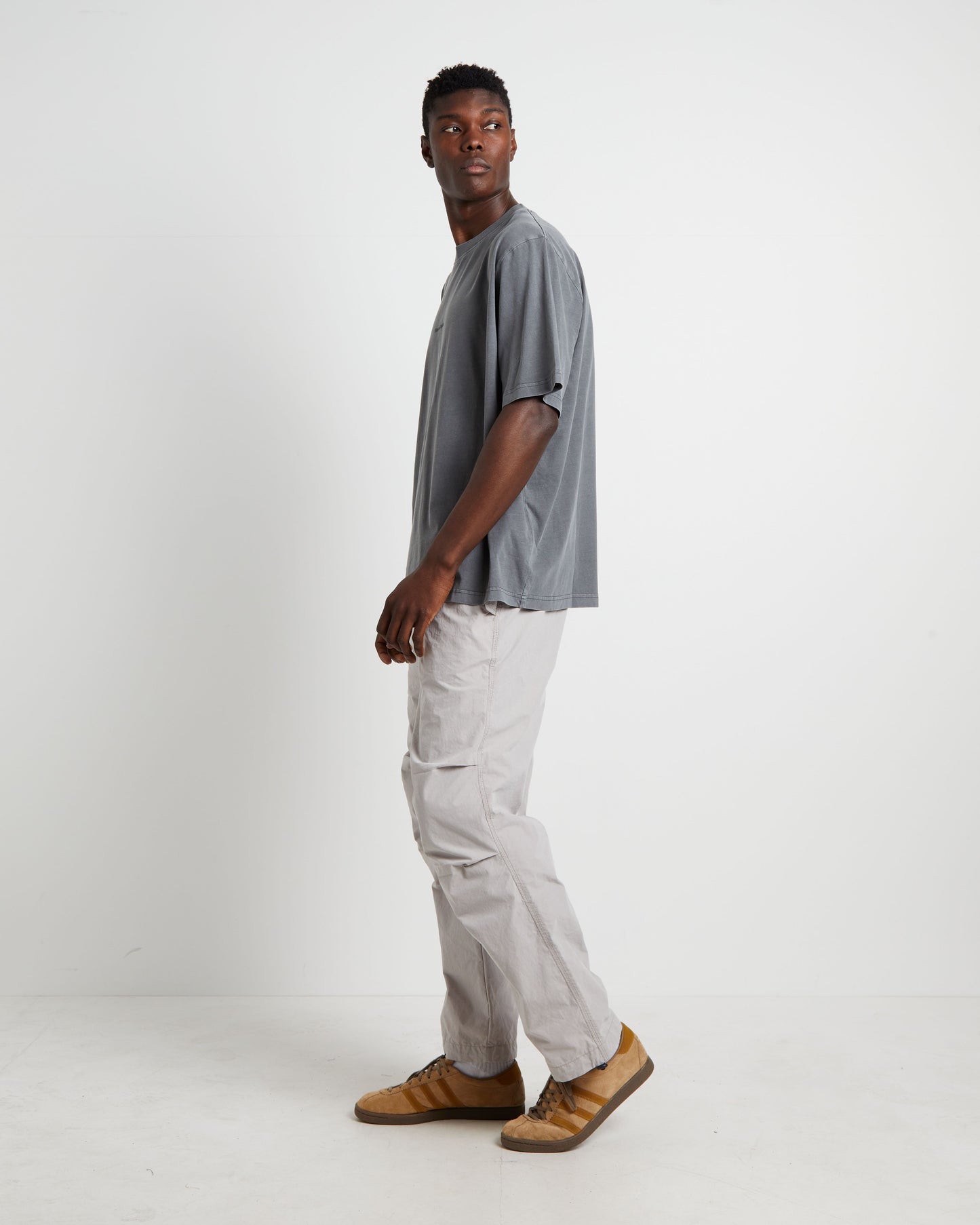 Samo Neuw Denim Logo T-Shirt in Graphite