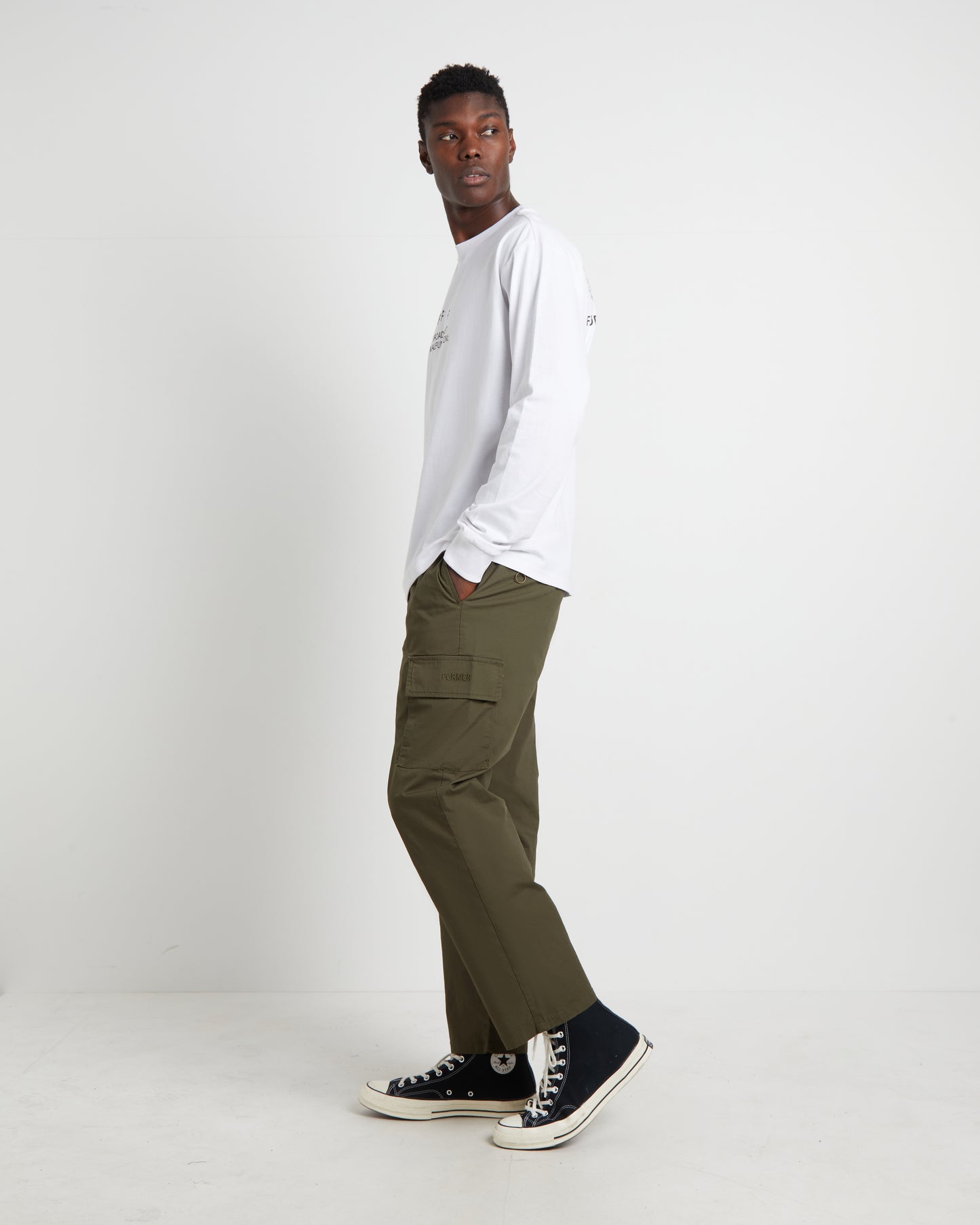 Sincere Long Sleeve T-Shirt in White