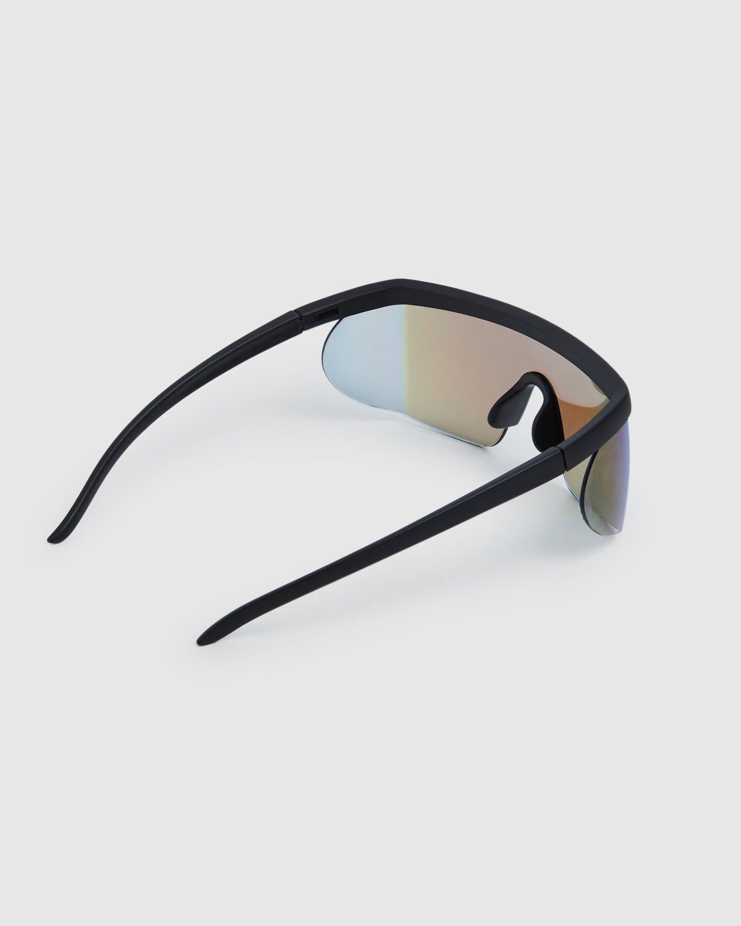 Denver Reflector Shield Sunnies Black