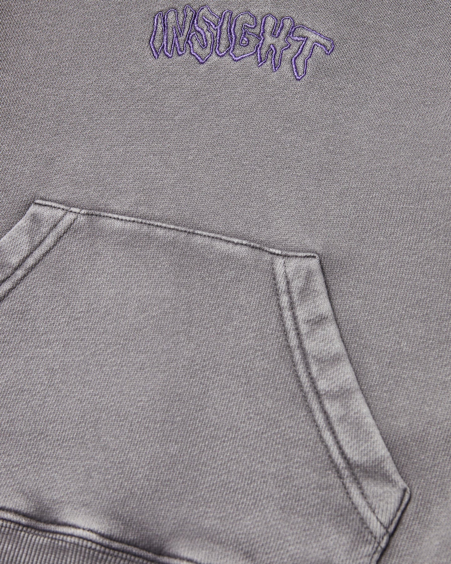 Girls Fleece Hood in Grey