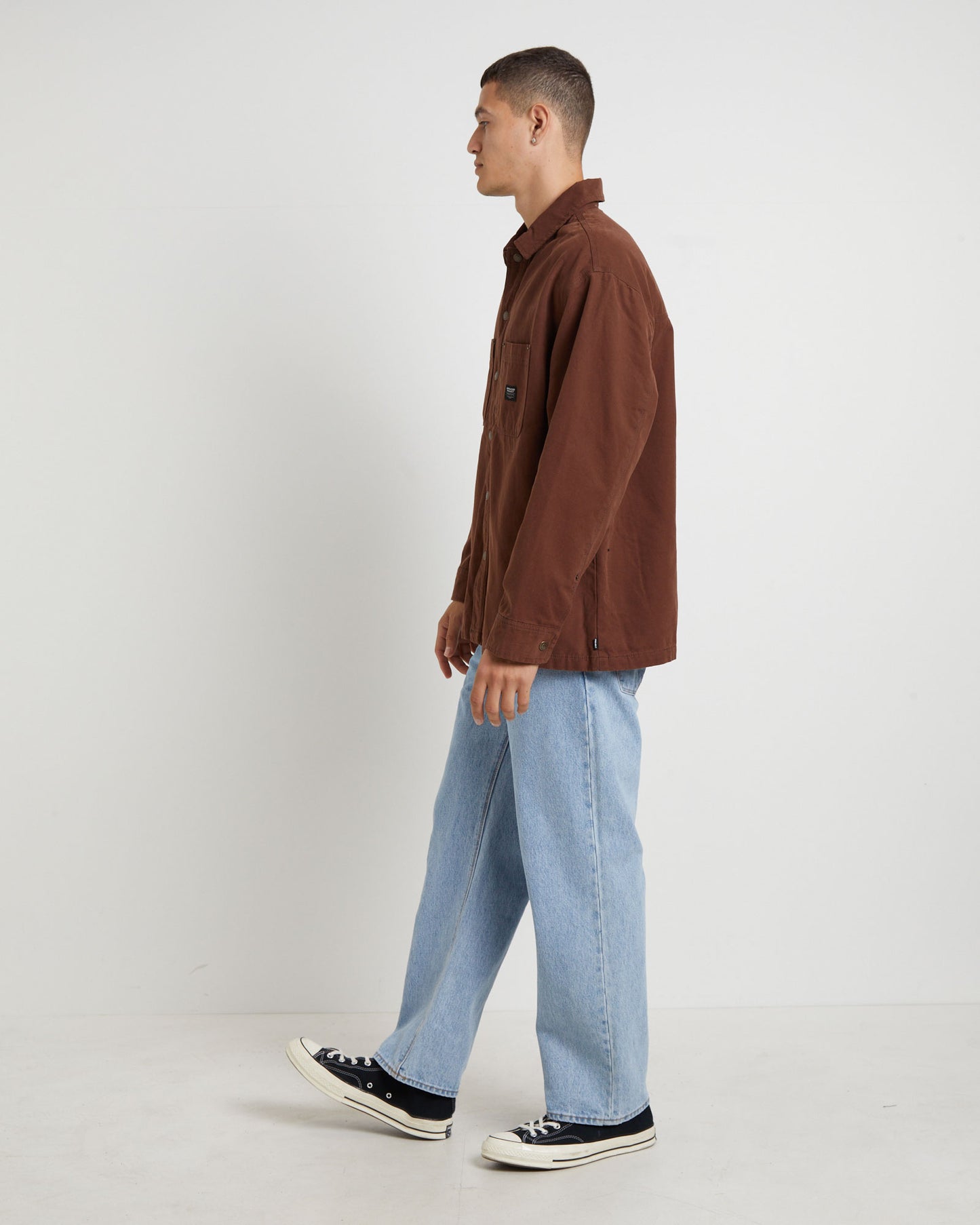 Newcastle Shacket in Brown