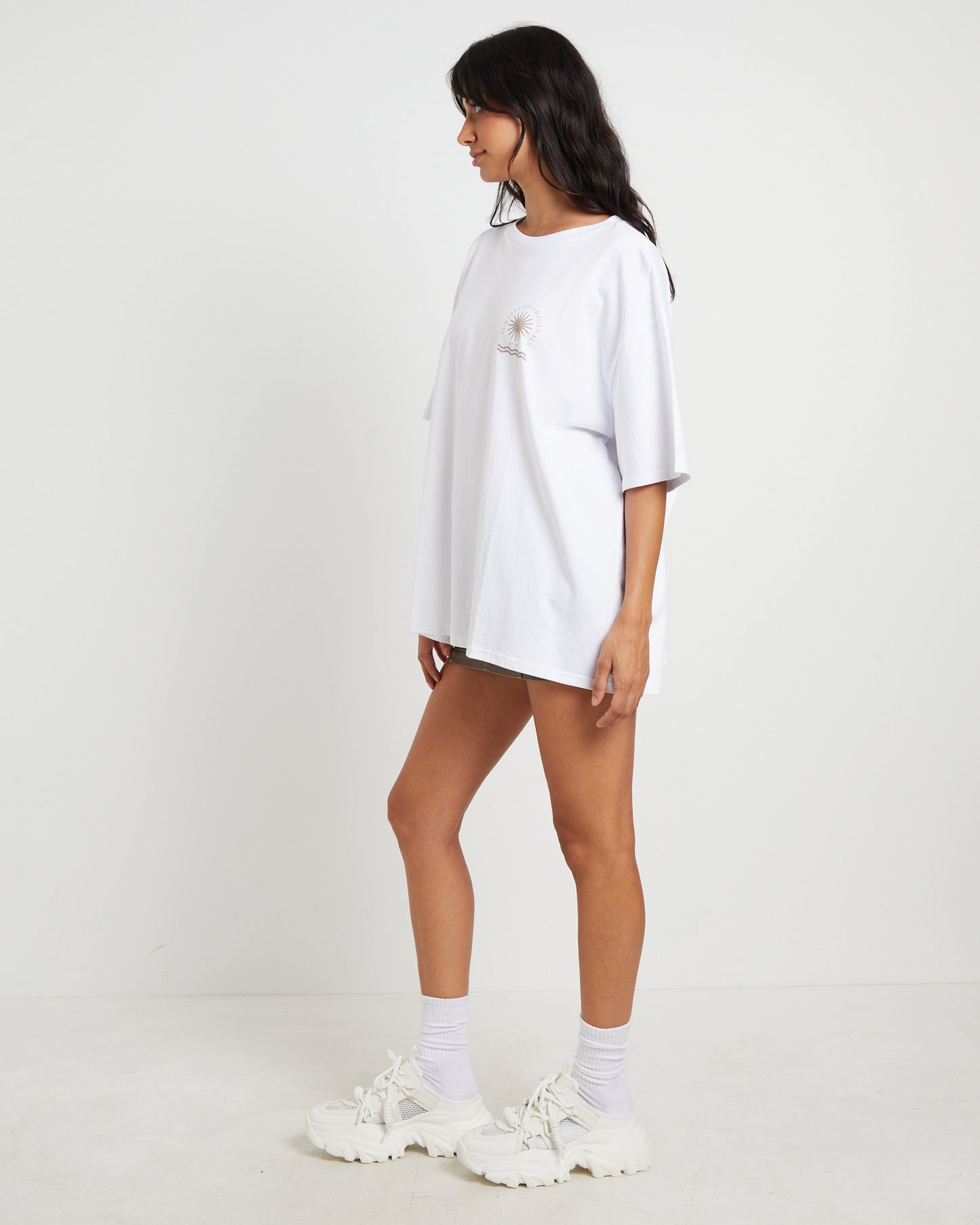 Resort Club Oversized T-Shirt in White