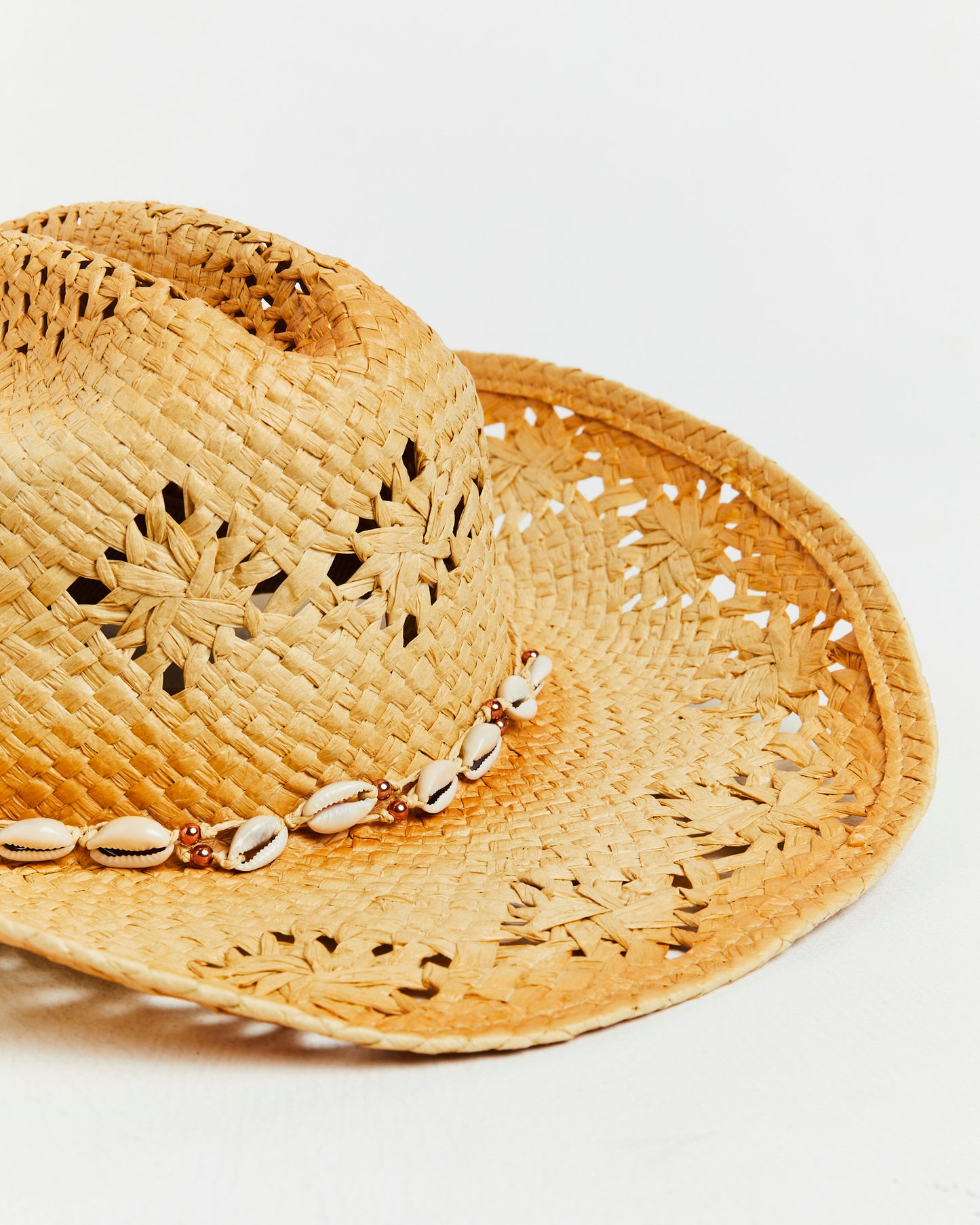 Straw Cowboy Hat in Natural