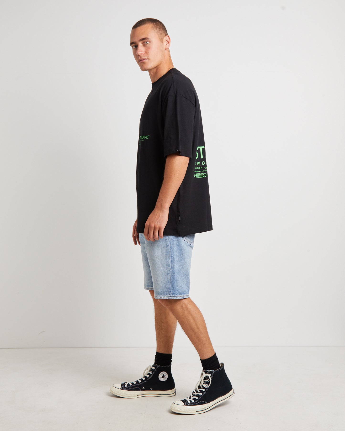 Copyright Short Sleeve T-Shirt in Black