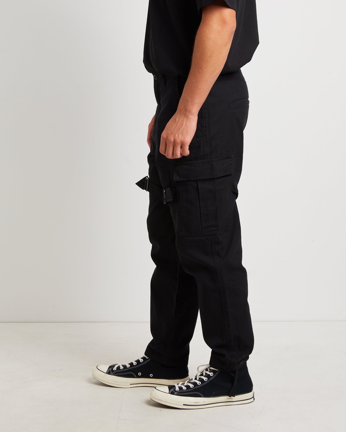 Chicane Cargo Pants in Black