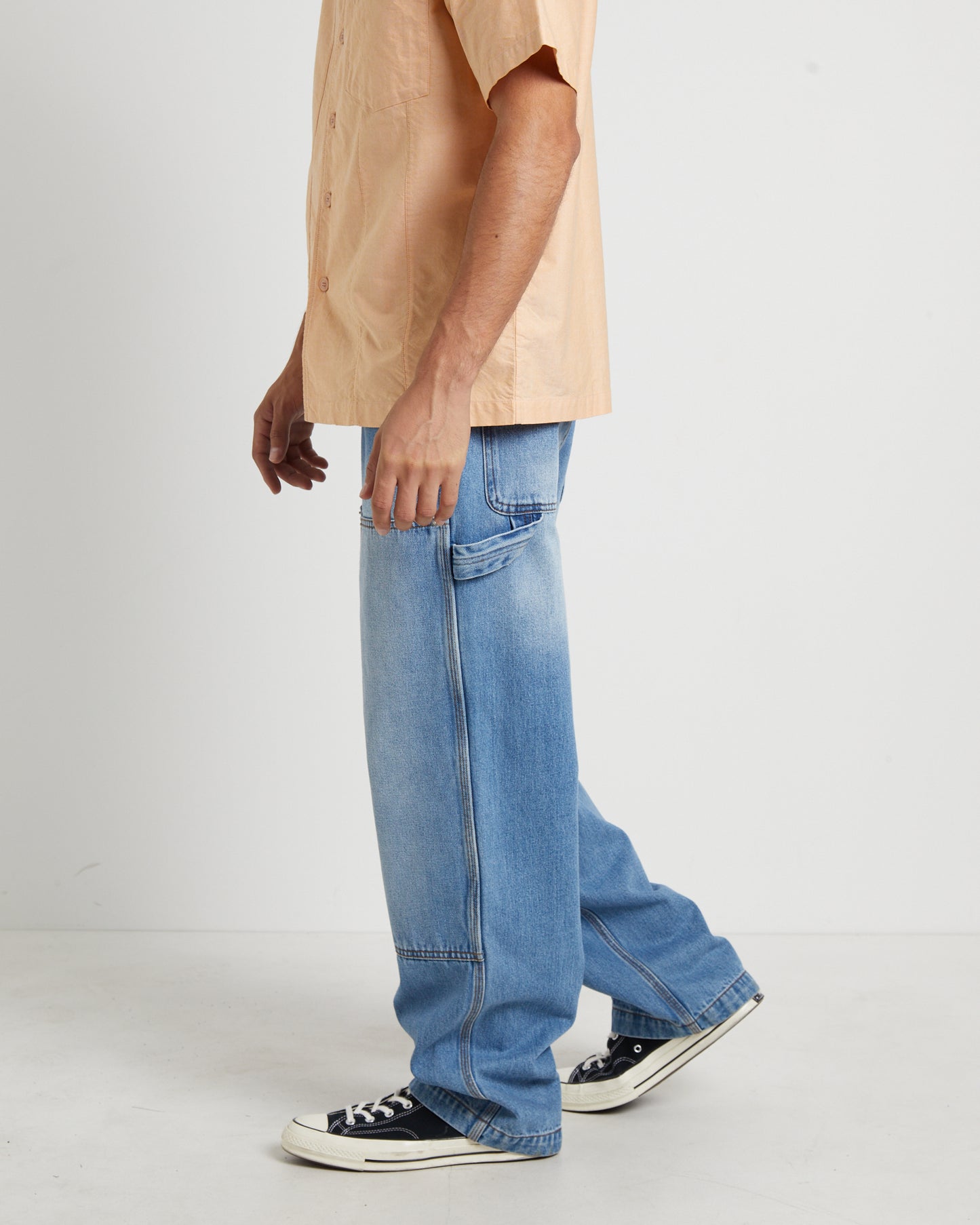 Double Knee Carpenter Pants in Vintage Wash