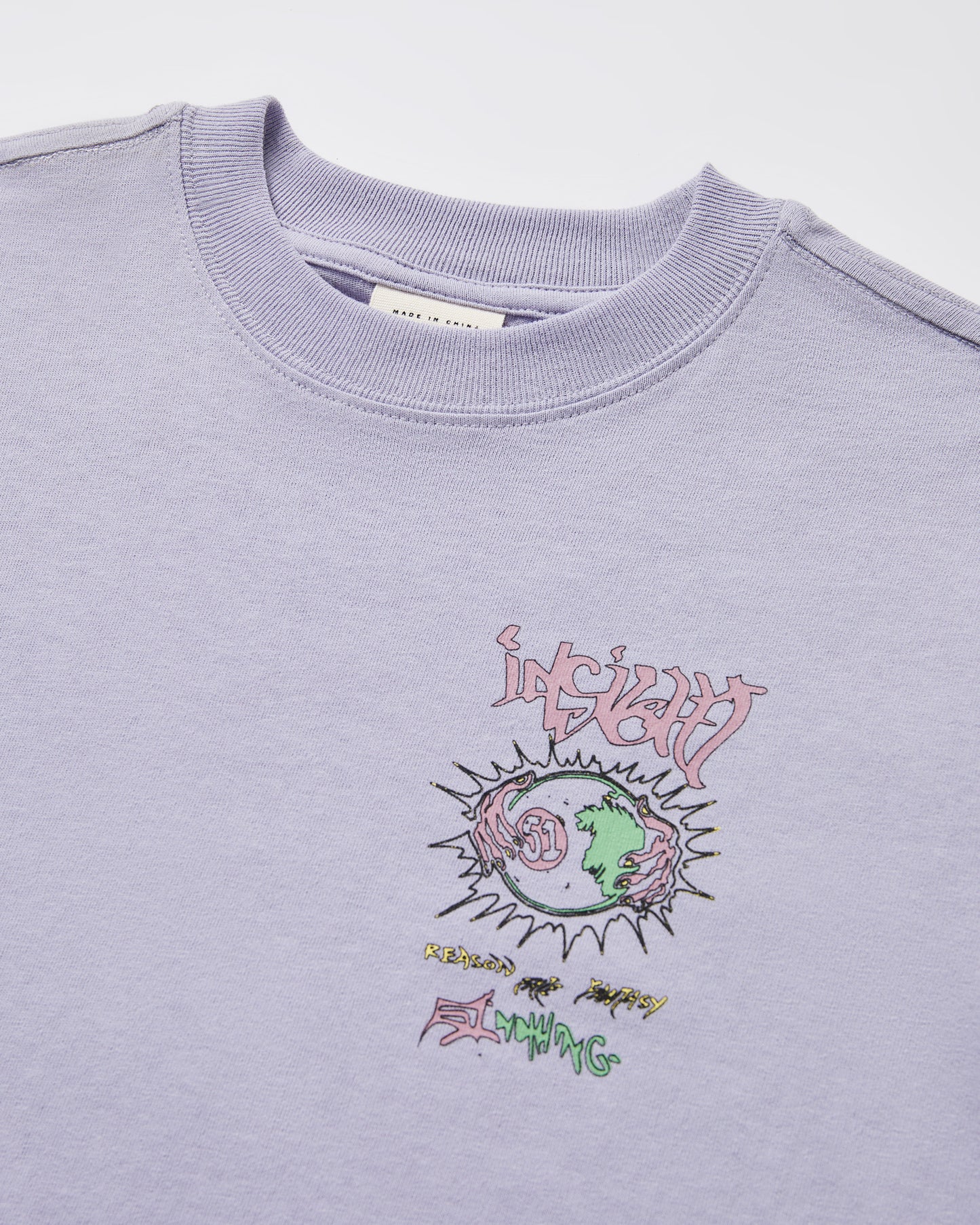 Teen Boys 51 Short Sleeve T-Shirt in Lavender