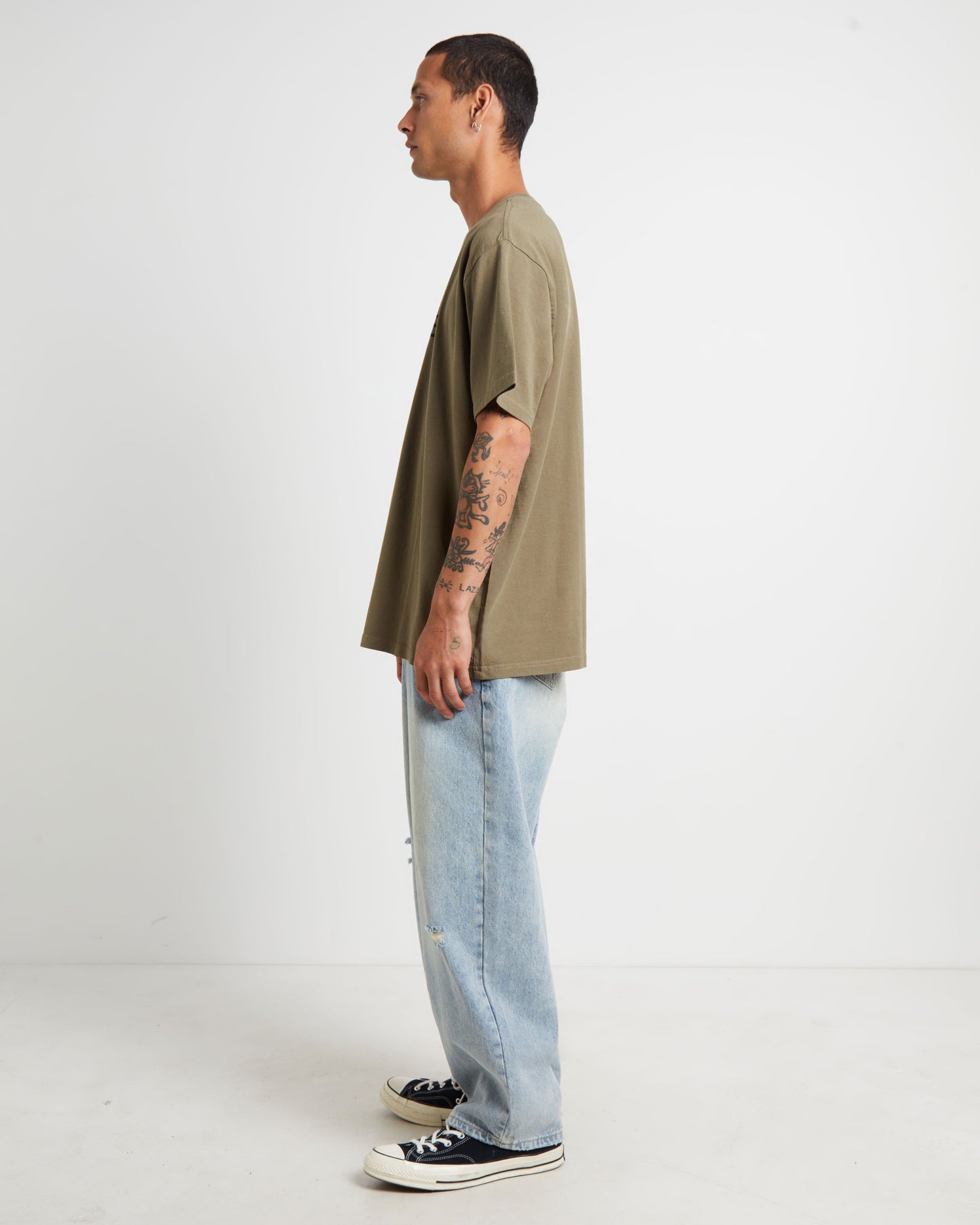 Legacy Short Sleeve T-Shirt in Army Green