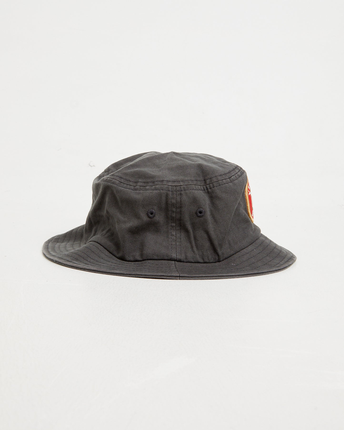 VB Cotton Twill Bucket Hat in Charcoal