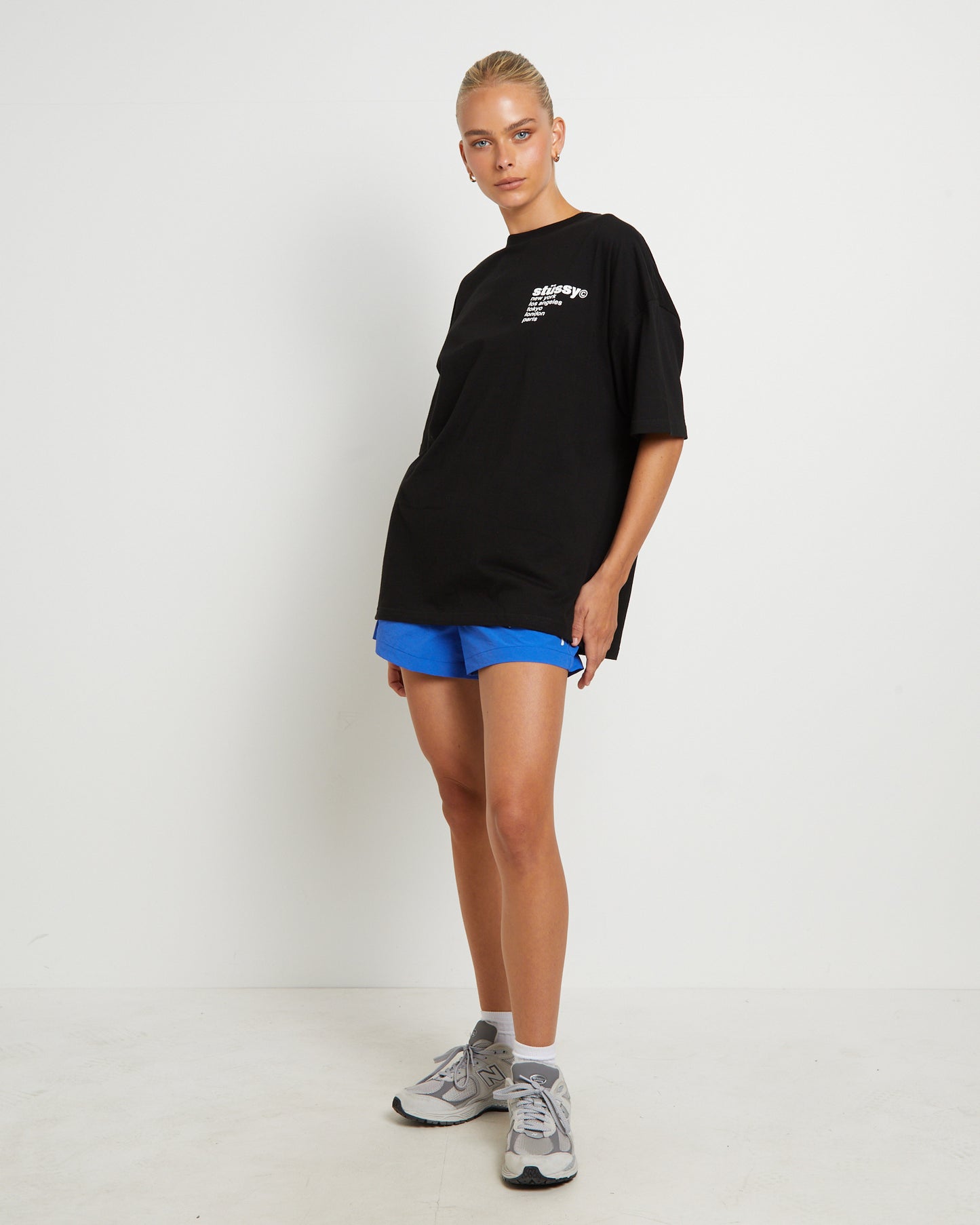 8 Ball Fade Slim T-Shirt in Black
