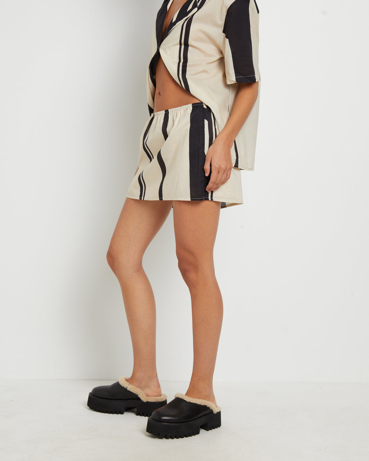 Alba Mini Skirt in Black Print BLACK PRINT