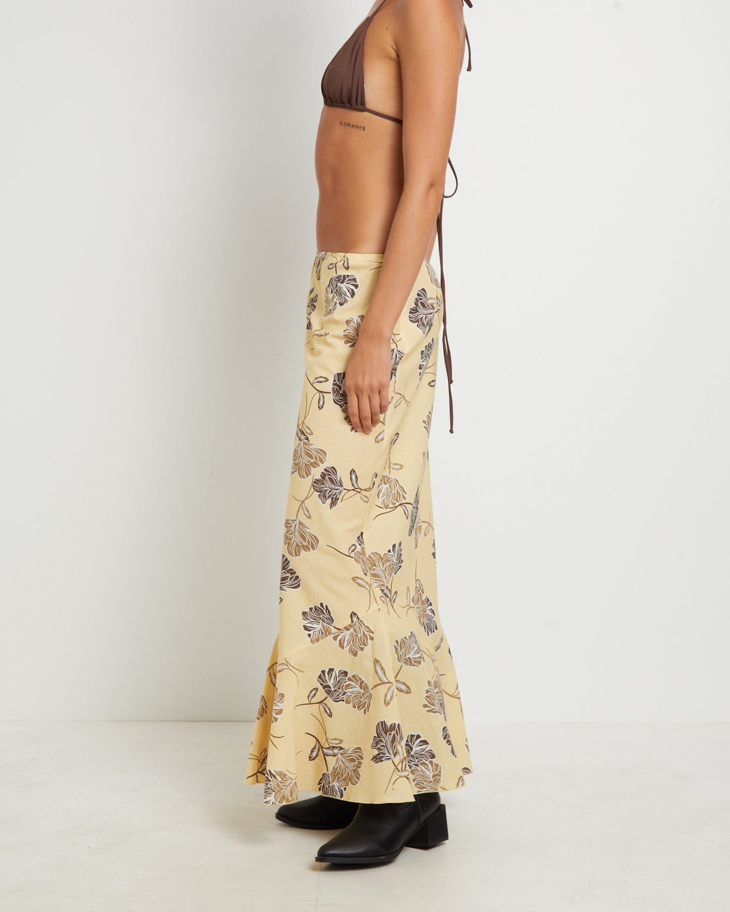 Tanisha Fishtail Maxi Skirt in Assorted