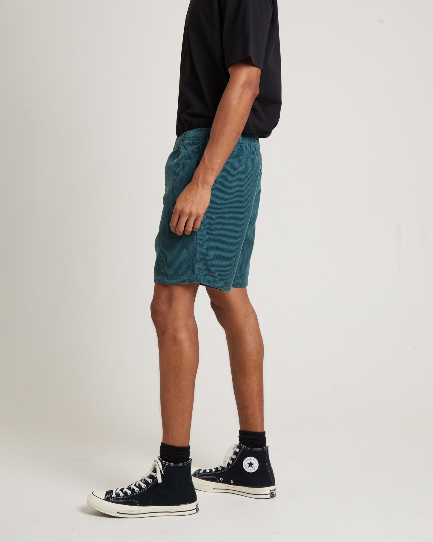 Bedford Cord Shorts in Teal