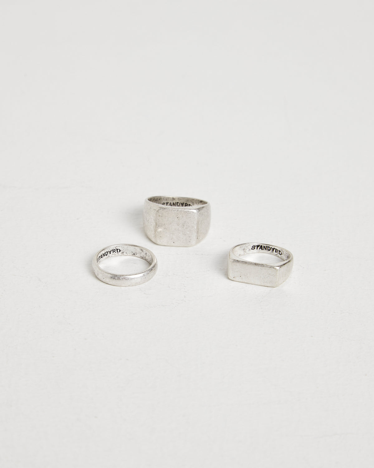 Ring 3 Pack in Silver SILVER