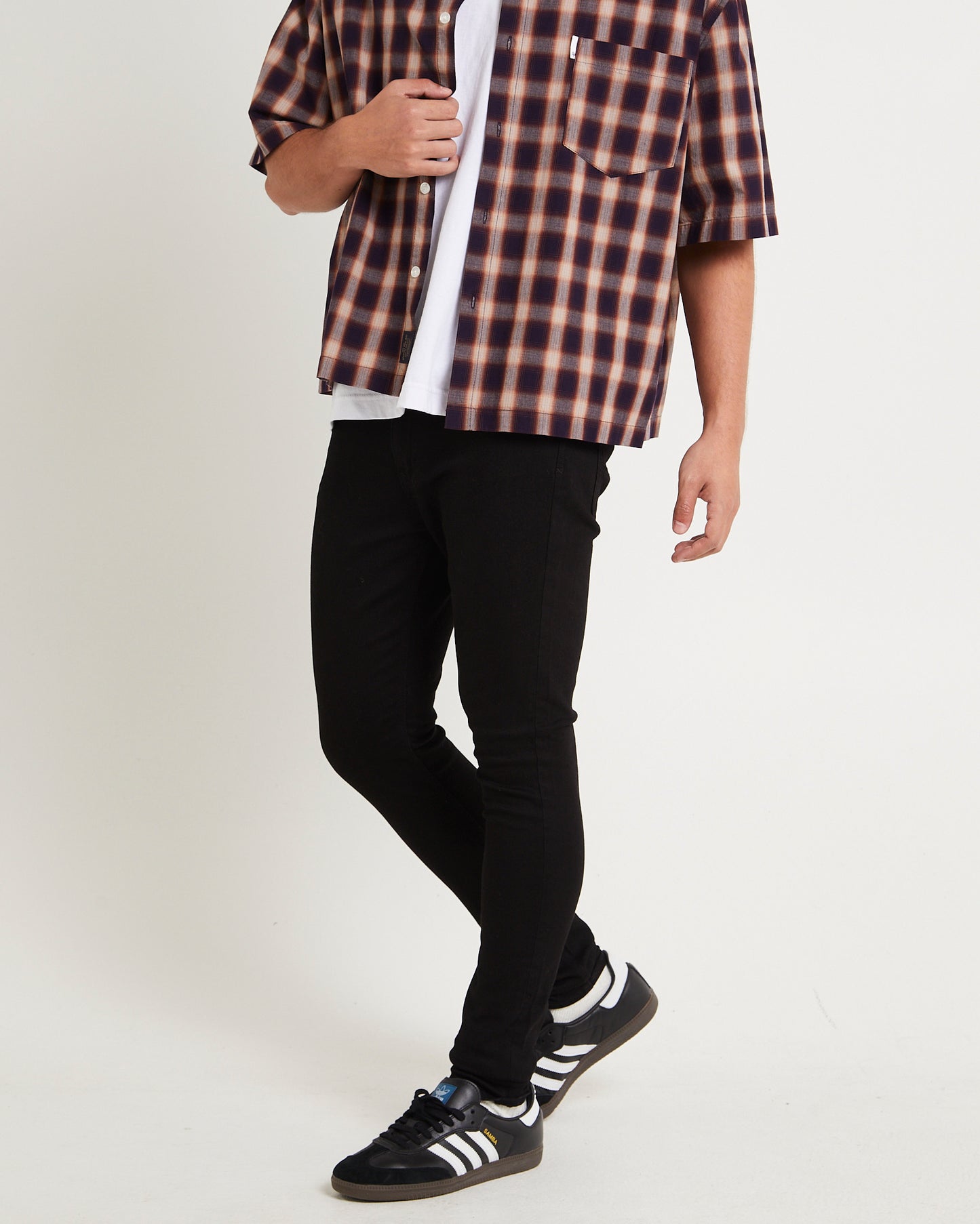 Z-One Skinny Denim Jeans True Black